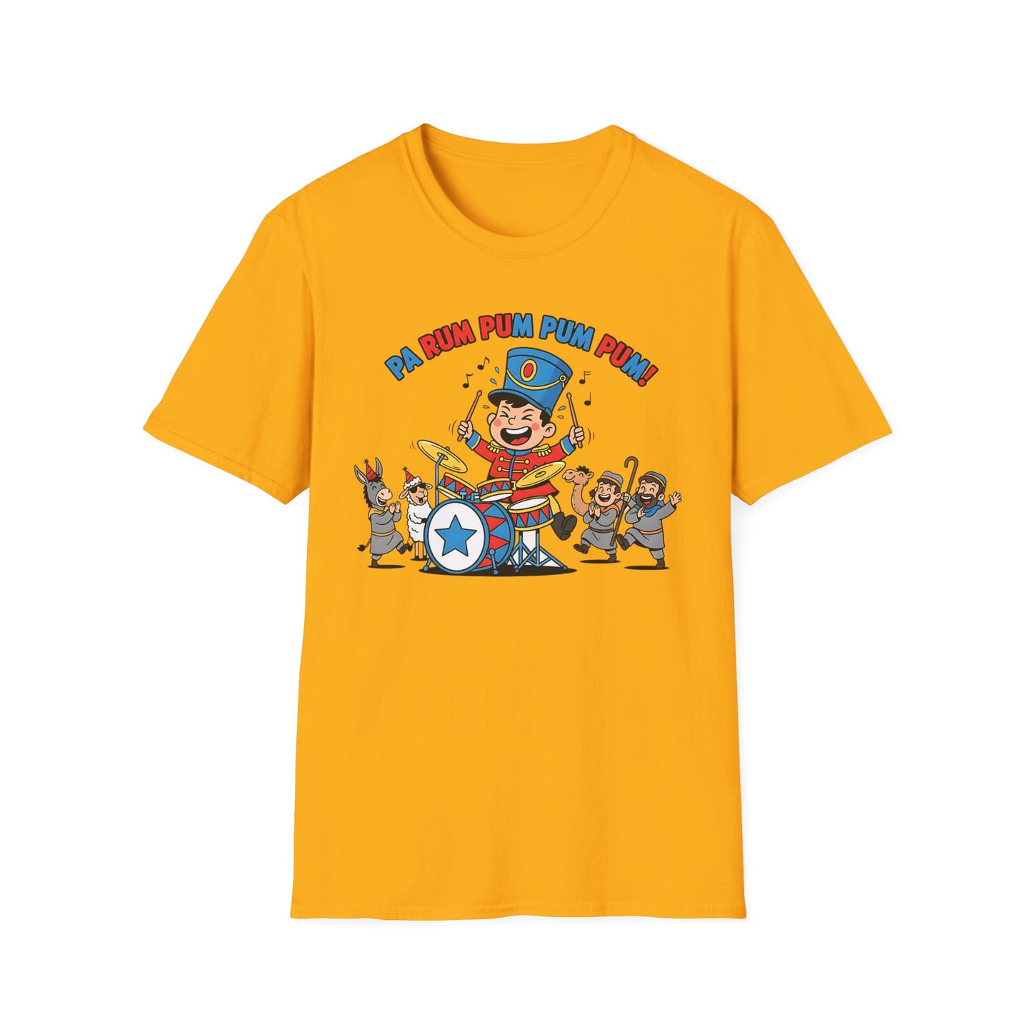 Funny Little Drummer Boy Christmas T-Shirt Pa Rum Pum Pum Pum!