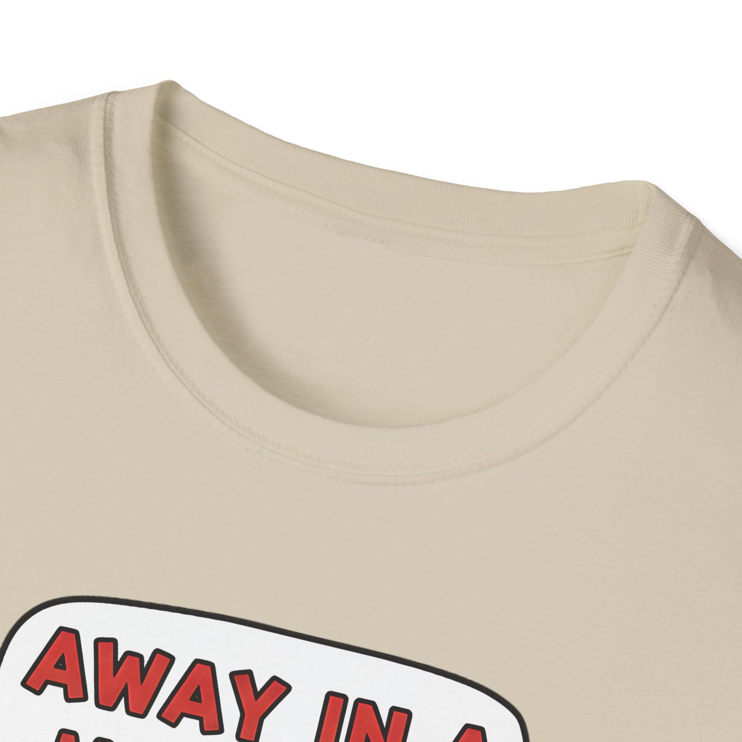 Away in a Manager Typo Dept Funny Office Humor Christmas T-Shirt