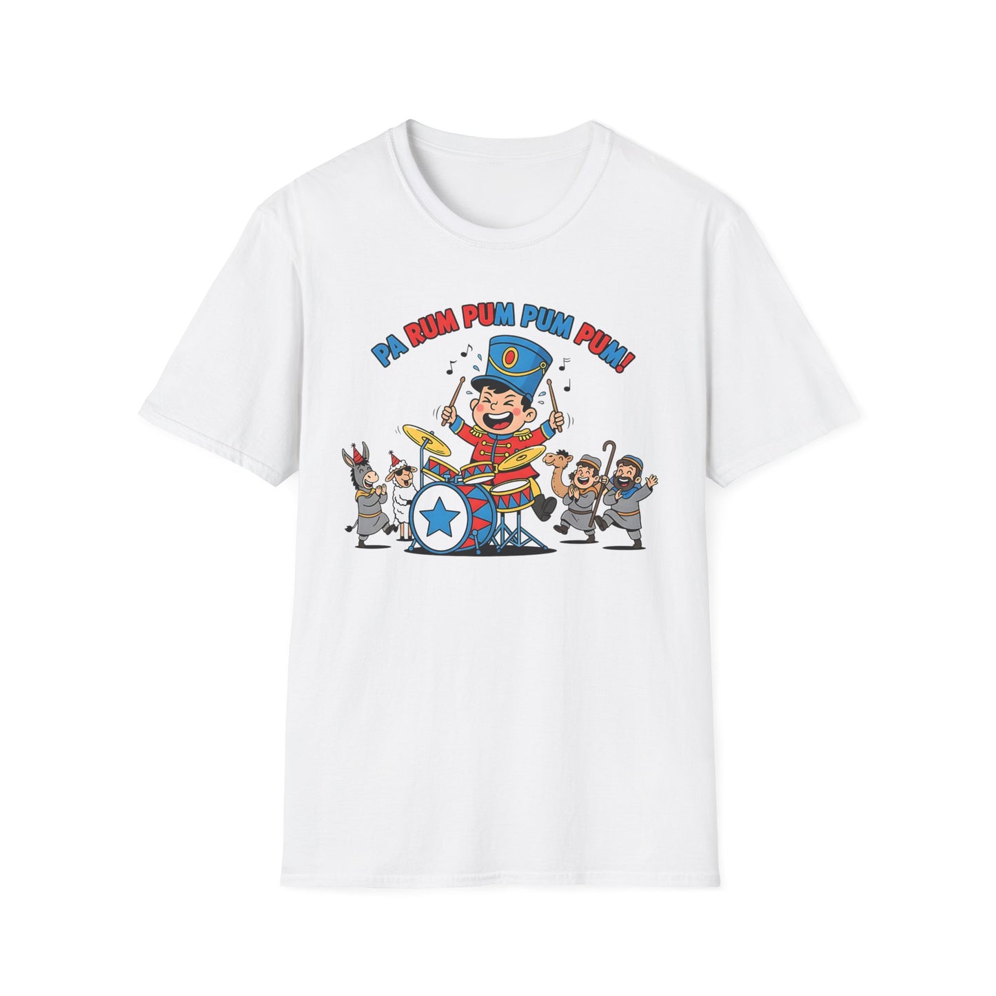 Funny Little Drummer Boy Christmas T-Shirt Pa Rum Pum Pum Pum!