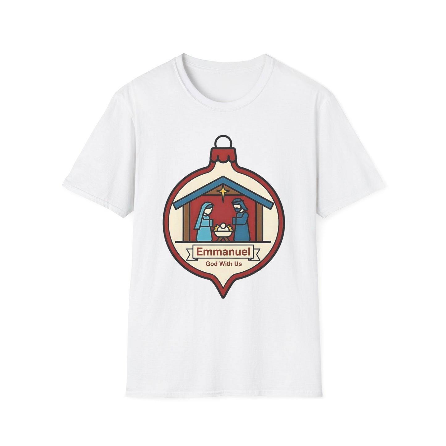 Emmanuel God With Us Christmas T-Shirt