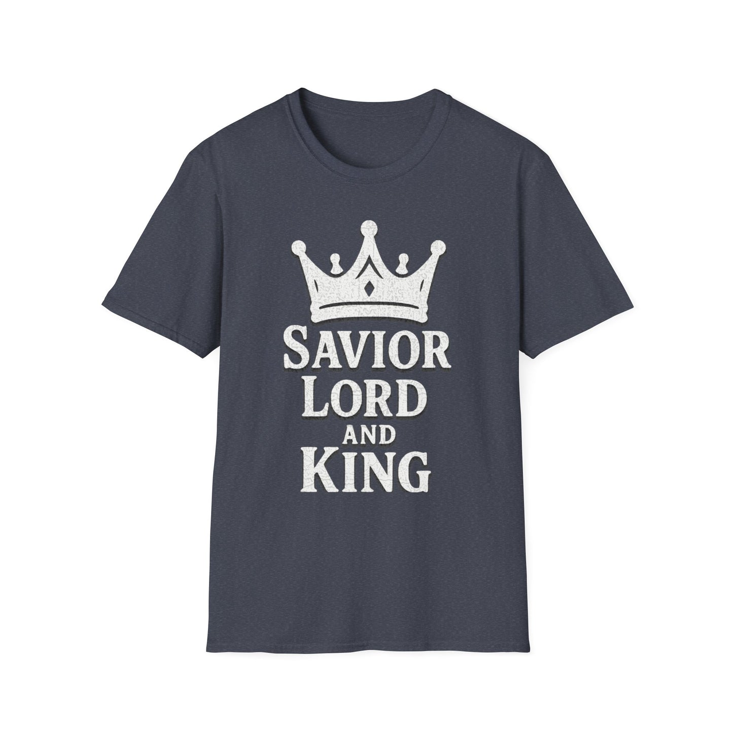 Savior Lord and King Unisex Softstyle Christian T-Shirt
