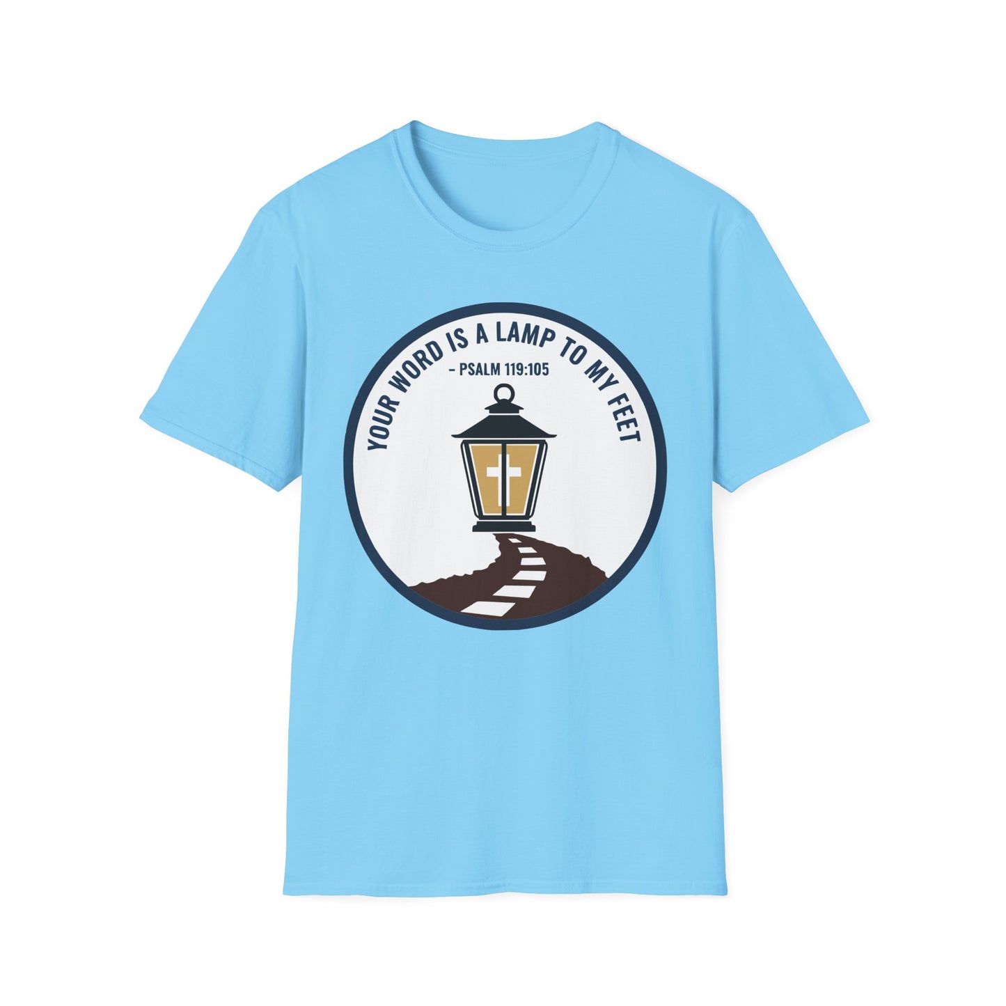 Your Word is a Lamp to My Feet Psalm 119:105 Inspirational Christian T-Shirt