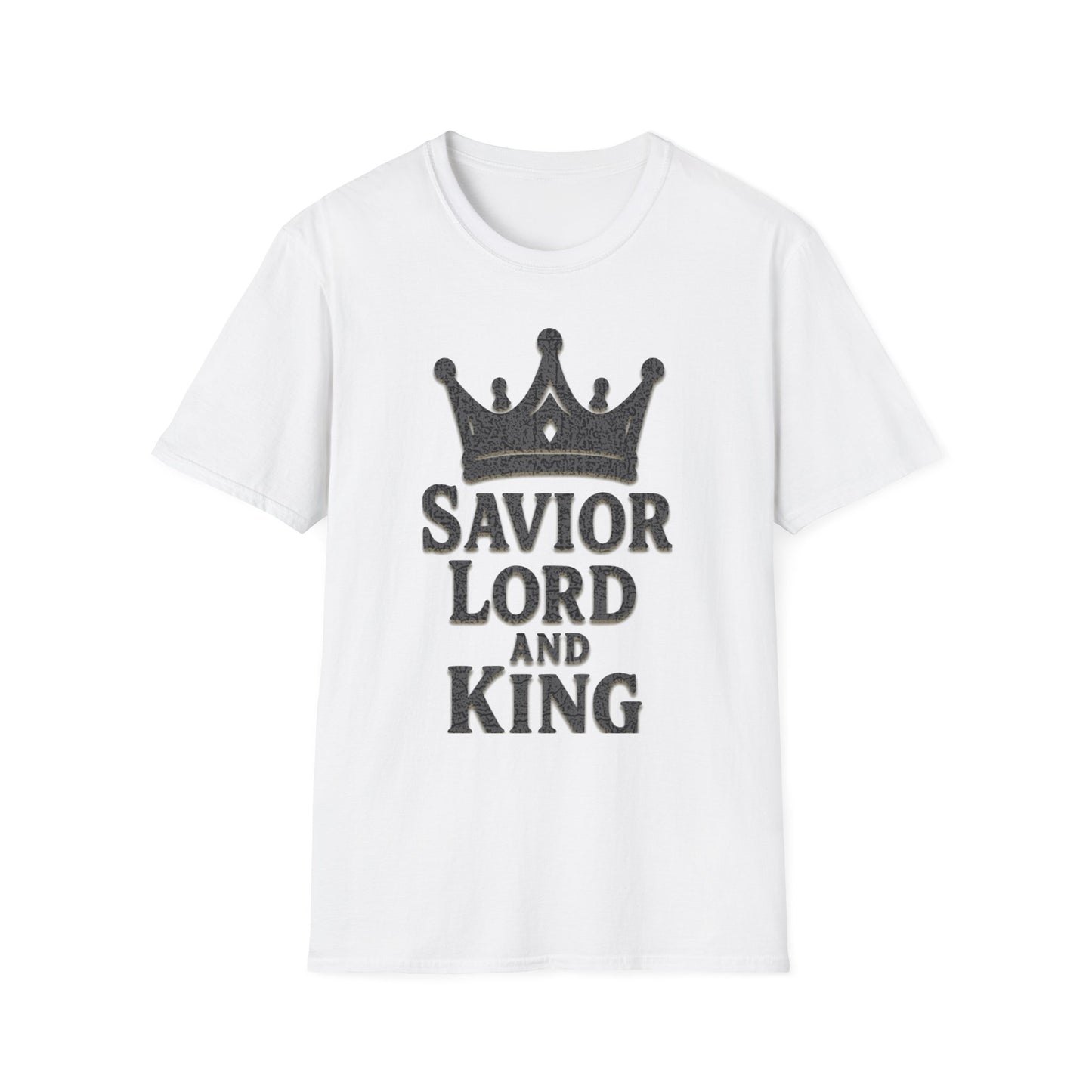 Savior Lord and King Unisex Softstyle Christian T-Shirt