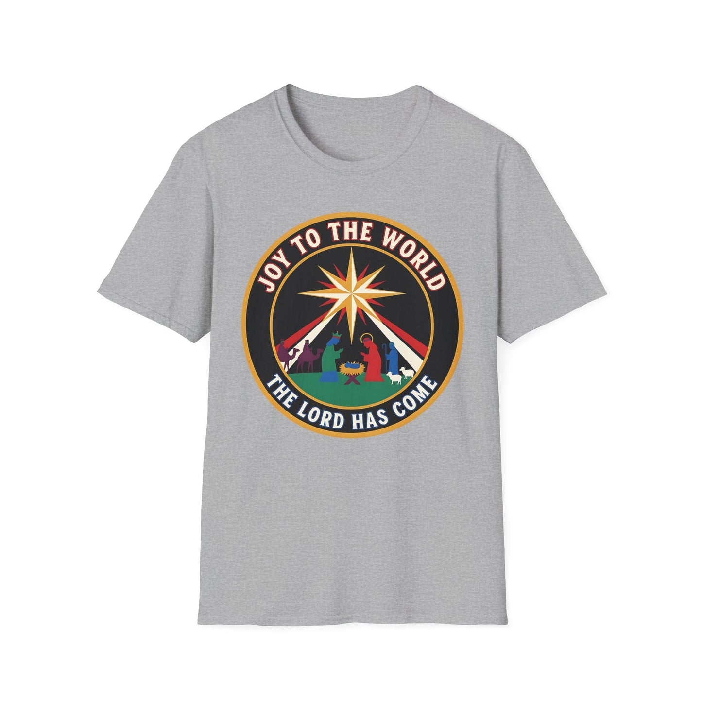 Joy to the World the Lord Has Come Unisex Christian Christmas T-Shirt