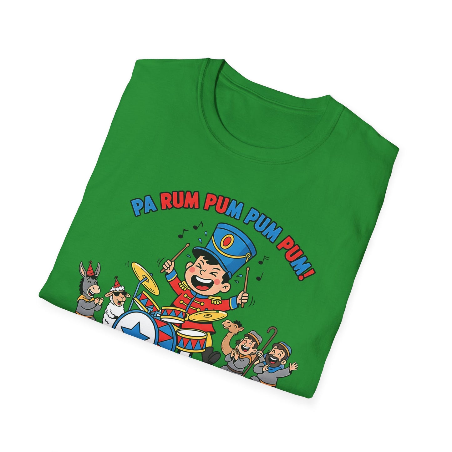 Funny Little Drummer Boy Christmas T-Shirt Pa Rum Pum Pum Pum!