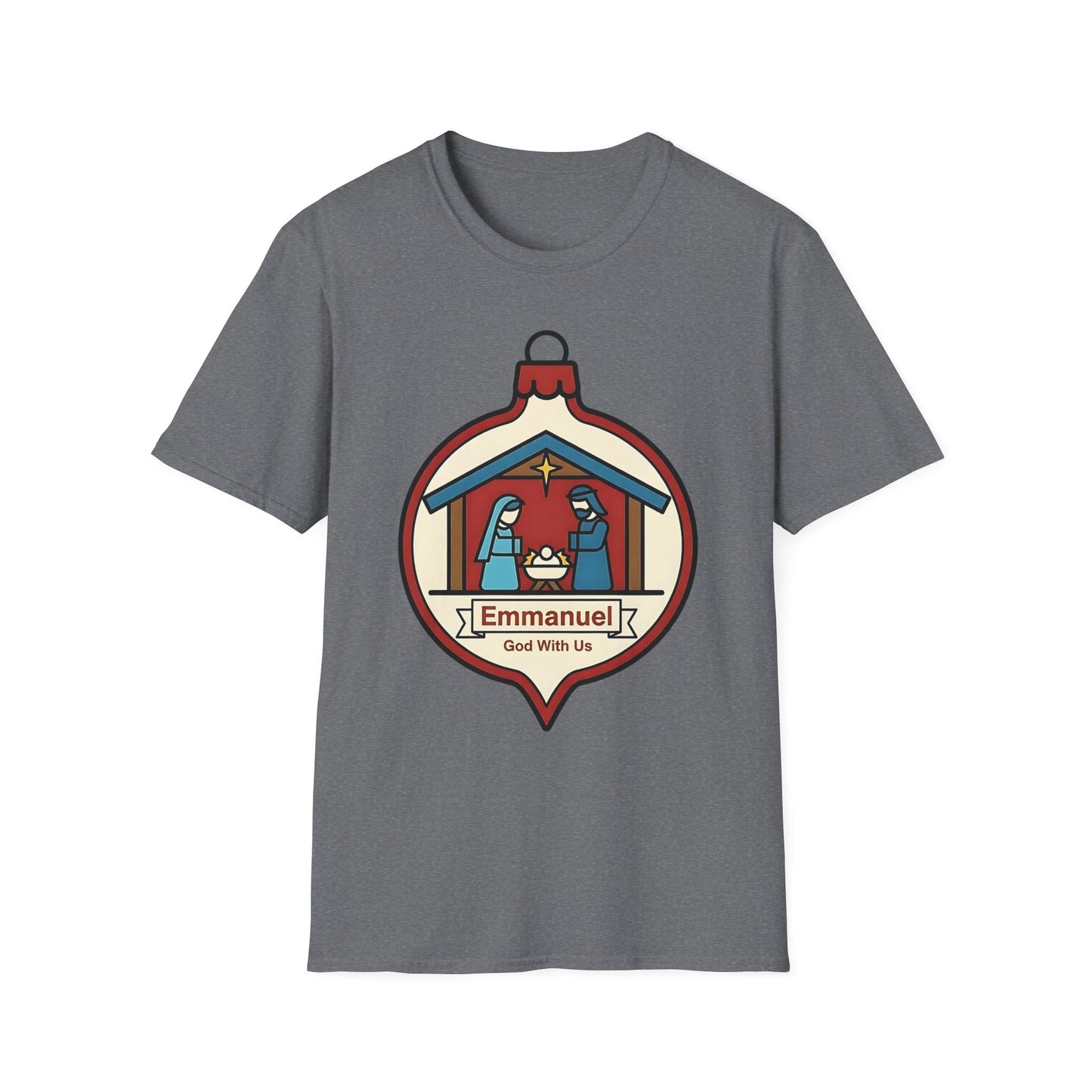 Emmanuel God With Us Christmas T-Shirt
