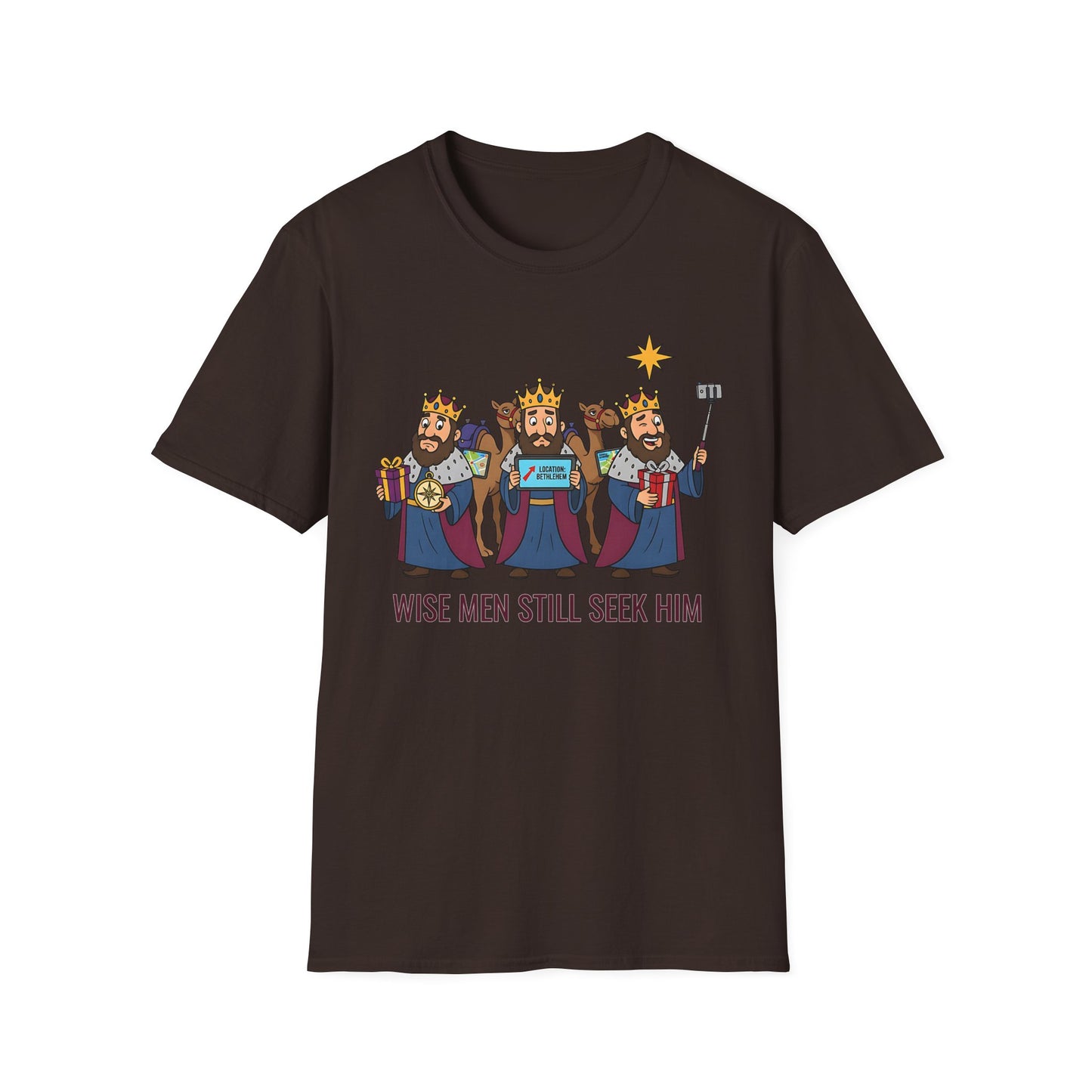 Wise Men Still Seek Him Funny Christmas T-Shirt