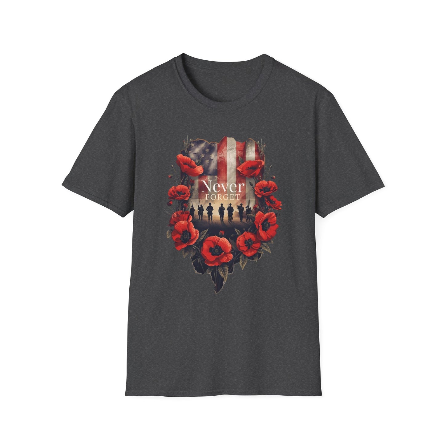 Never Forget - Memorial Day Tribute Remembrance T-Shirt