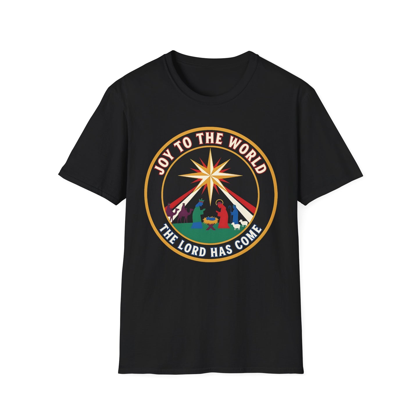 Joy to the World the Lord Has Come Unisex Christian Christmas T-Shirt