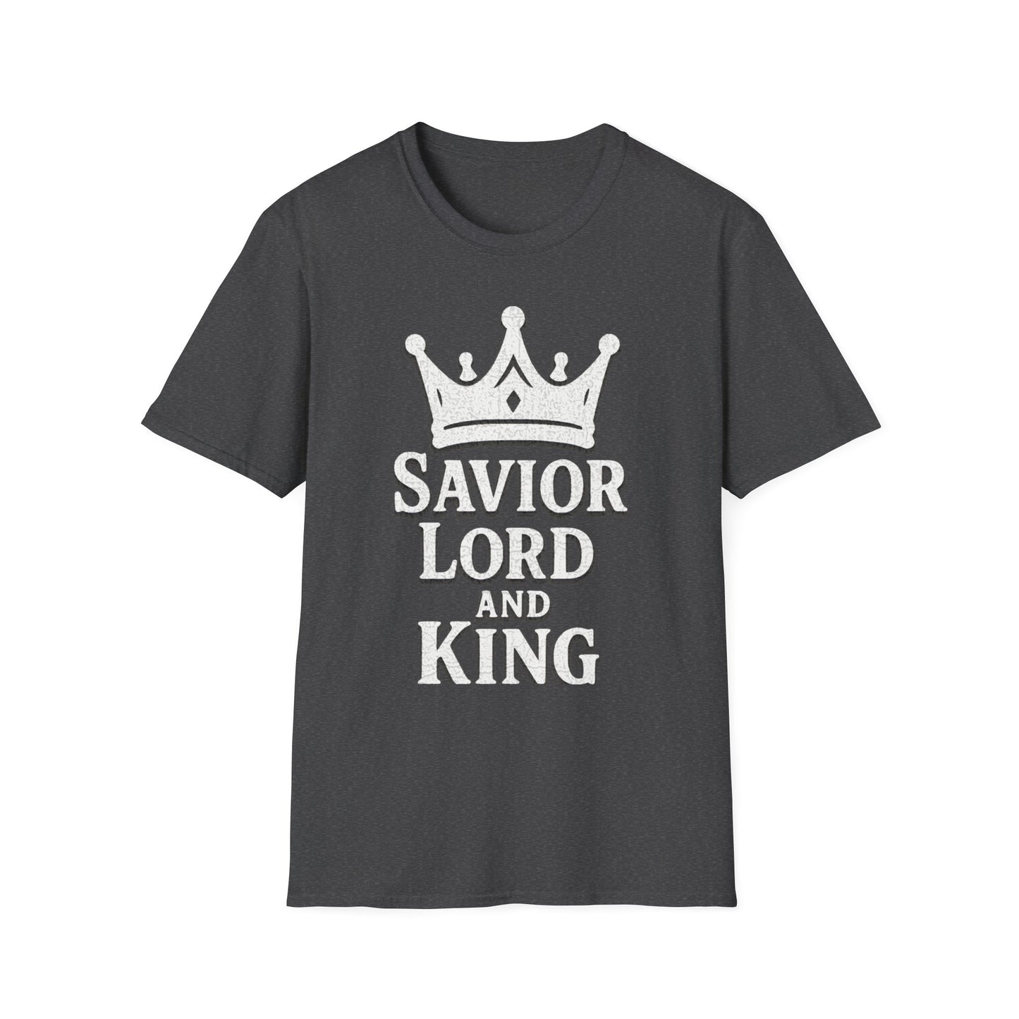 Savior Lord and King Unisex Softstyle Christian T-Shirt