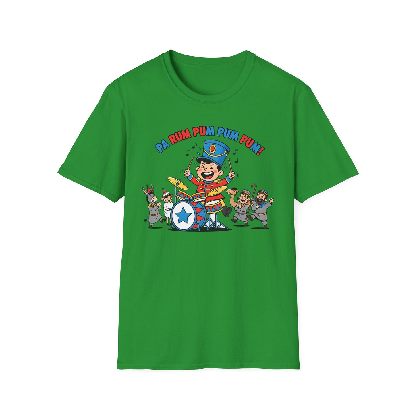 Funny Little Drummer Boy Christmas T-Shirt Pa Rum Pum Pum Pum!