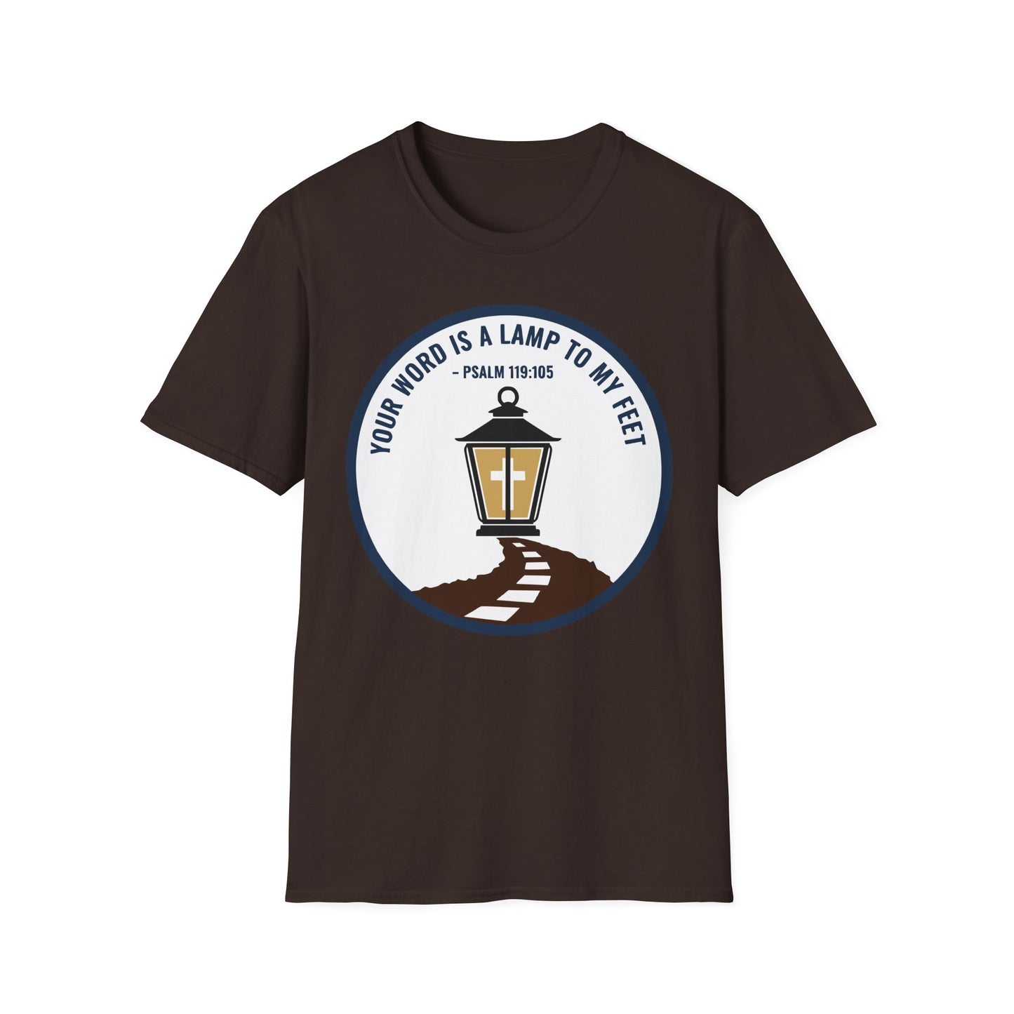 Your Word is a Lamp to My Feet Psalm 119:105 Inspirational Christian T-Shirt