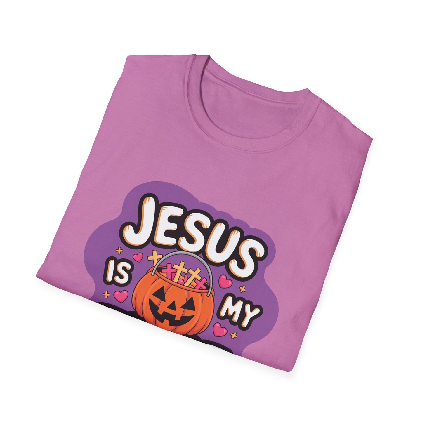 A030 - Jesus is My Treat Unisex Softstyle Halloween T-Shirt