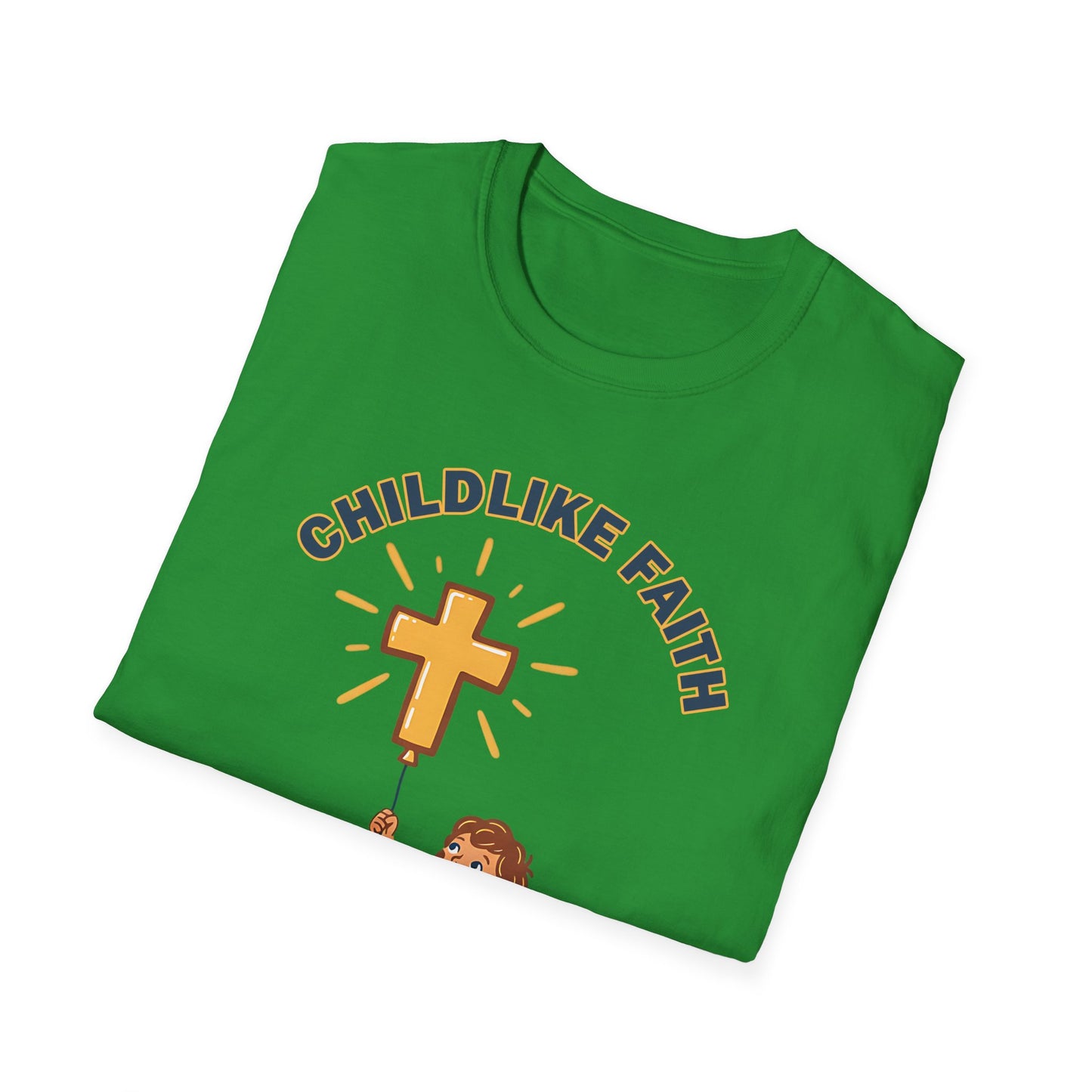 A120 - Childlike Faith Unisex Christian T-Shirt
