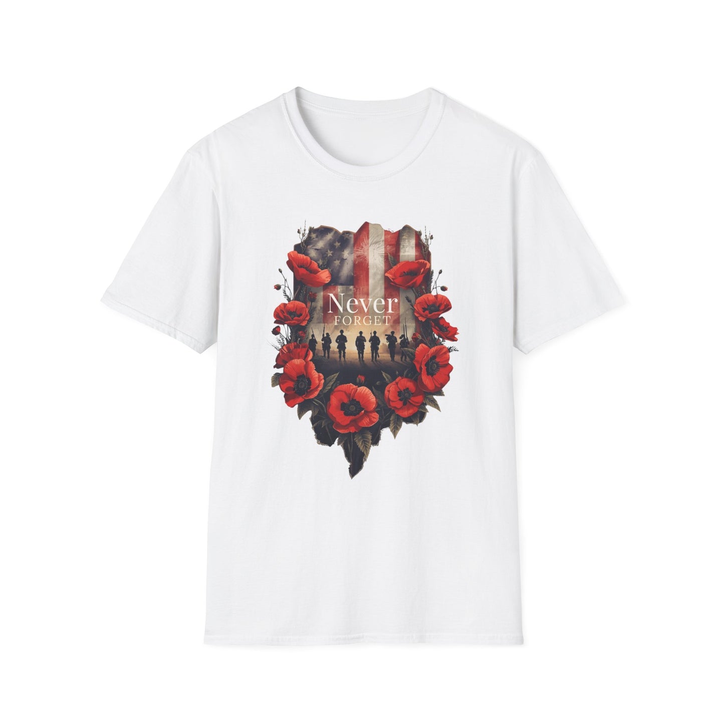 Never Forget - Memorial Day Tribute Remembrance T-Shirt