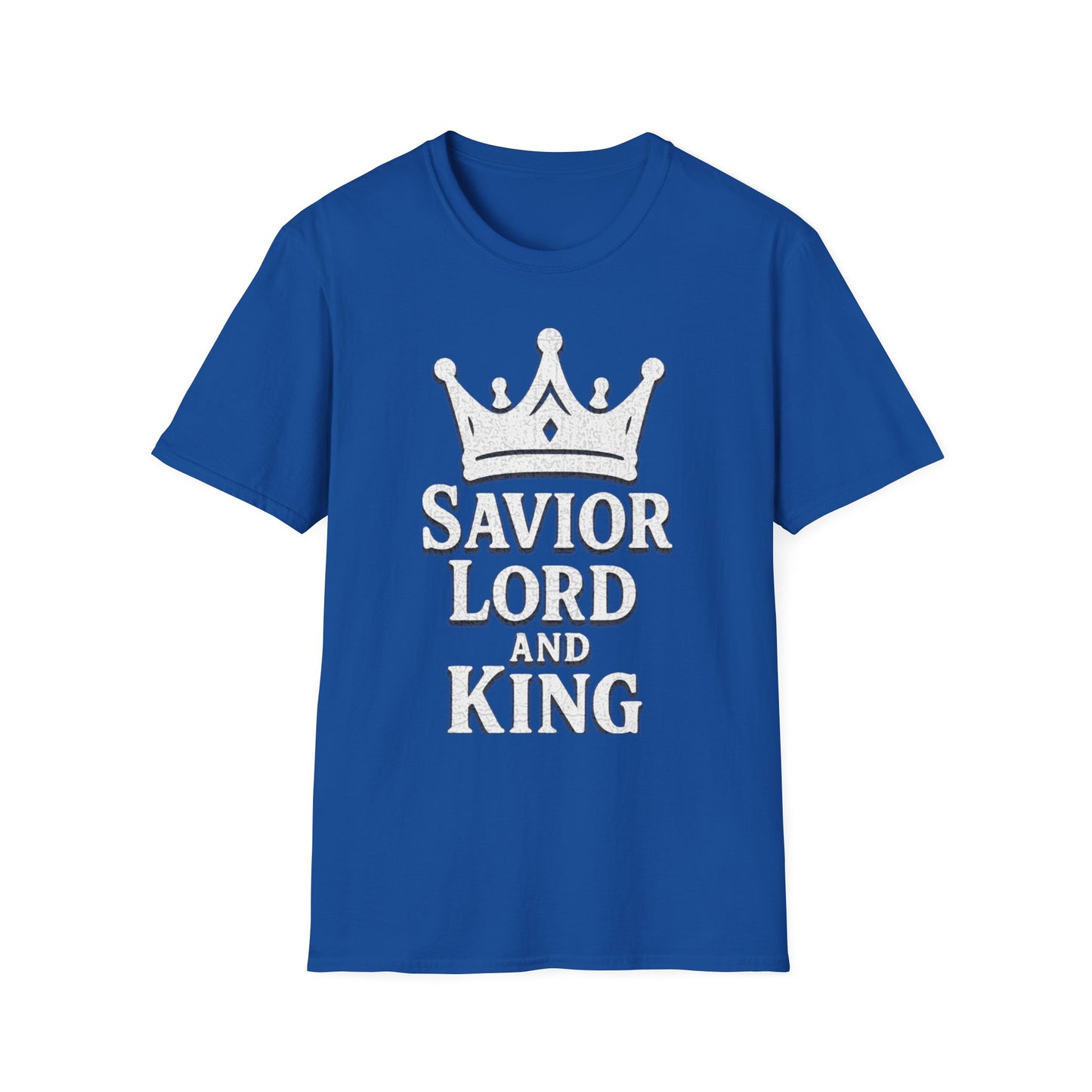 Savior Lord and King Unisex Softstyle Christian T-Shirt