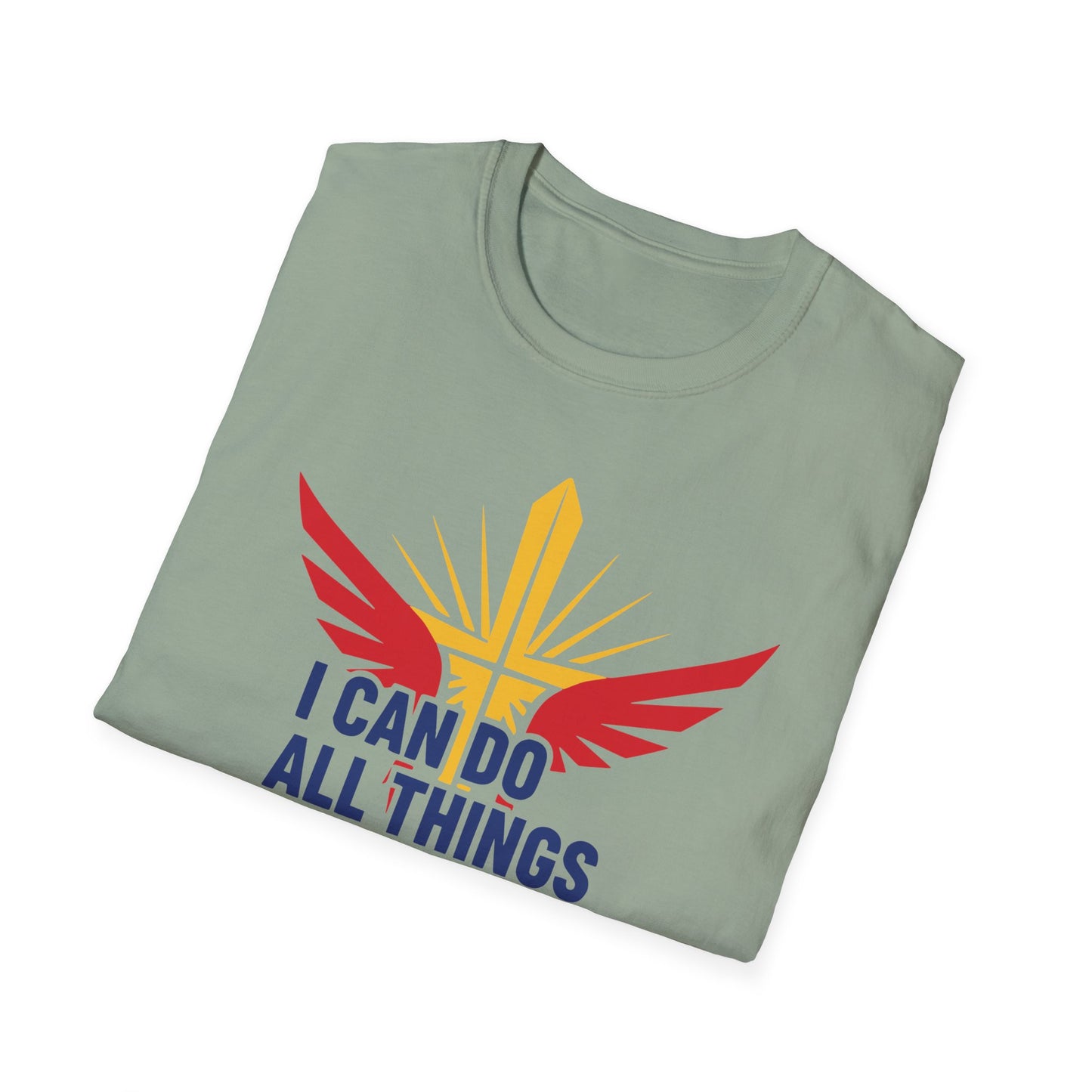 I Can Do All Things Through Christ Philippians 4:13 Christian Inspirational T-Shirt