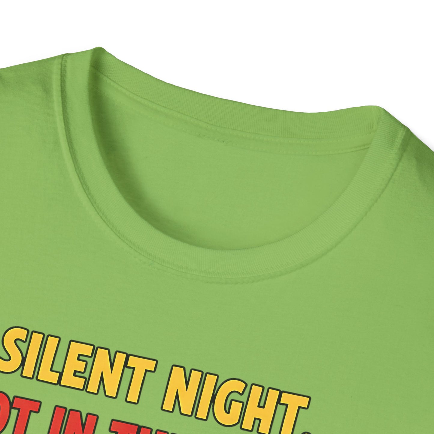 Silent Night Not in This House Funny Christmas T-Shirt