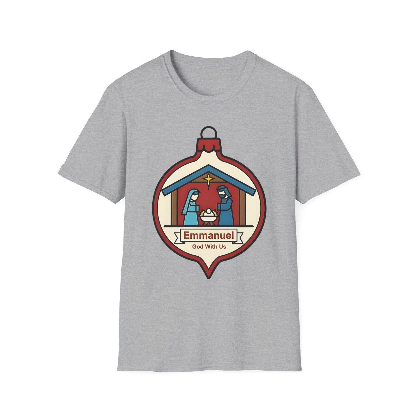 Emmanuel God With Us Christmas T-Shirt