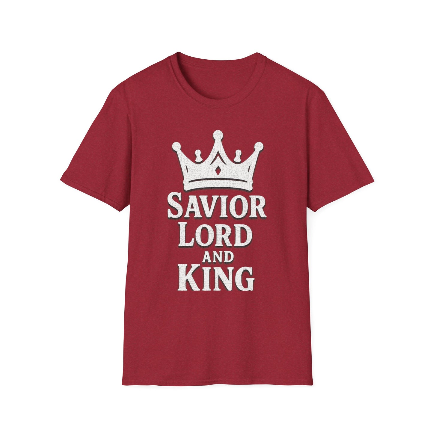 Savior Lord and King Unisex Softstyle Christian T-Shirt