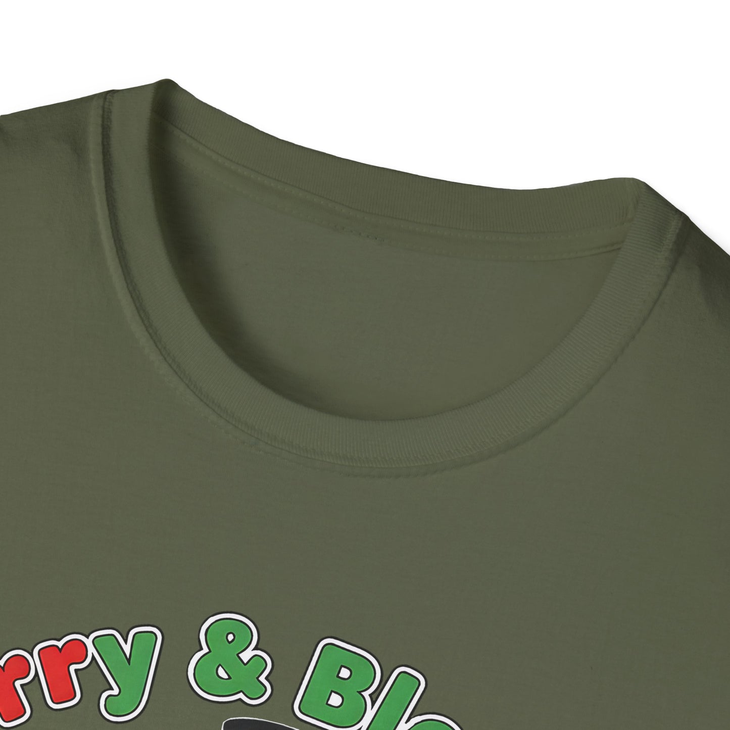 Merry and Blessed Christmas Snowman T-Shirt