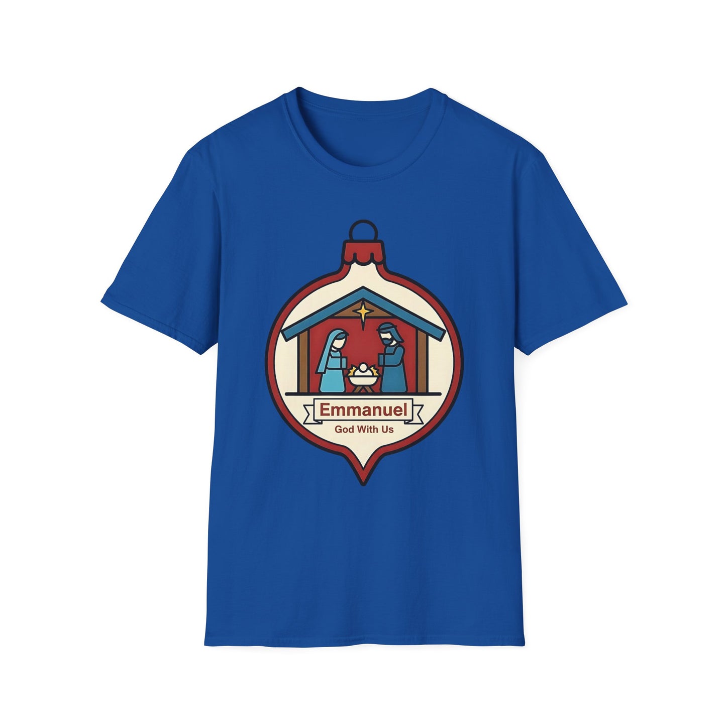 Emmanuel God With Us Christmas T-Shirt