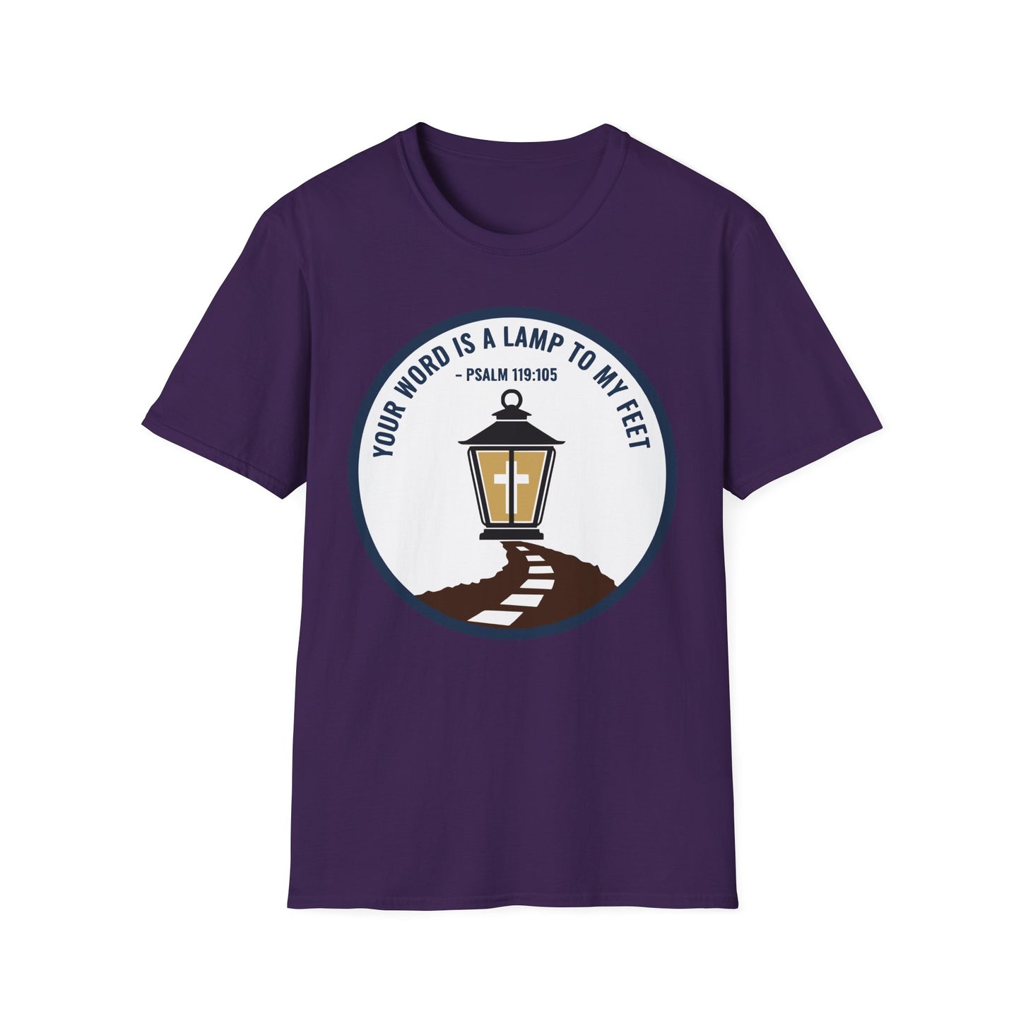 Your Word is a Lamp to My Feet Psalm 119:105 Inspirational Christian T-Shirt