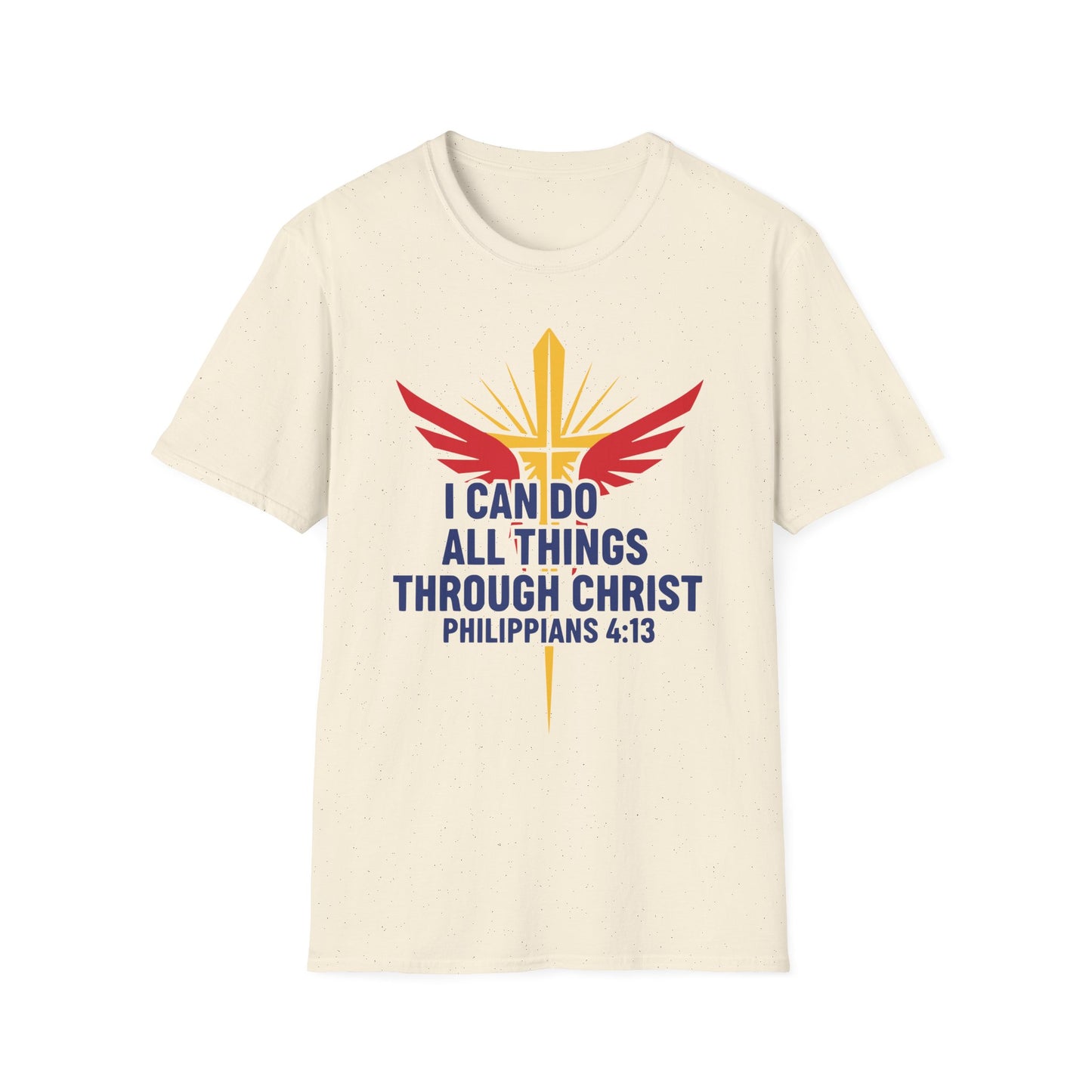 I Can Do All Things Through Christ Philippians 4:13 Christian Inspirational T-Shirt