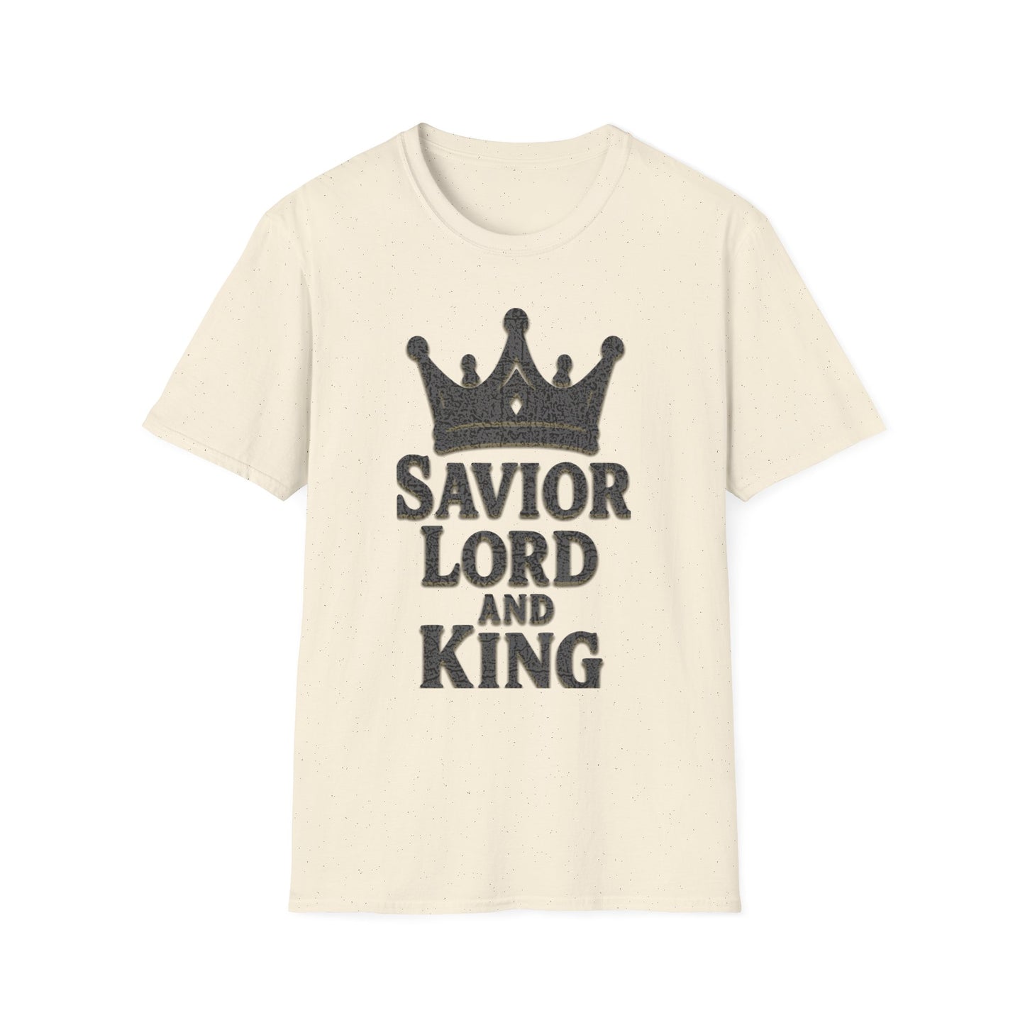 Savior Lord and King Unisex Softstyle Christian T-Shirt