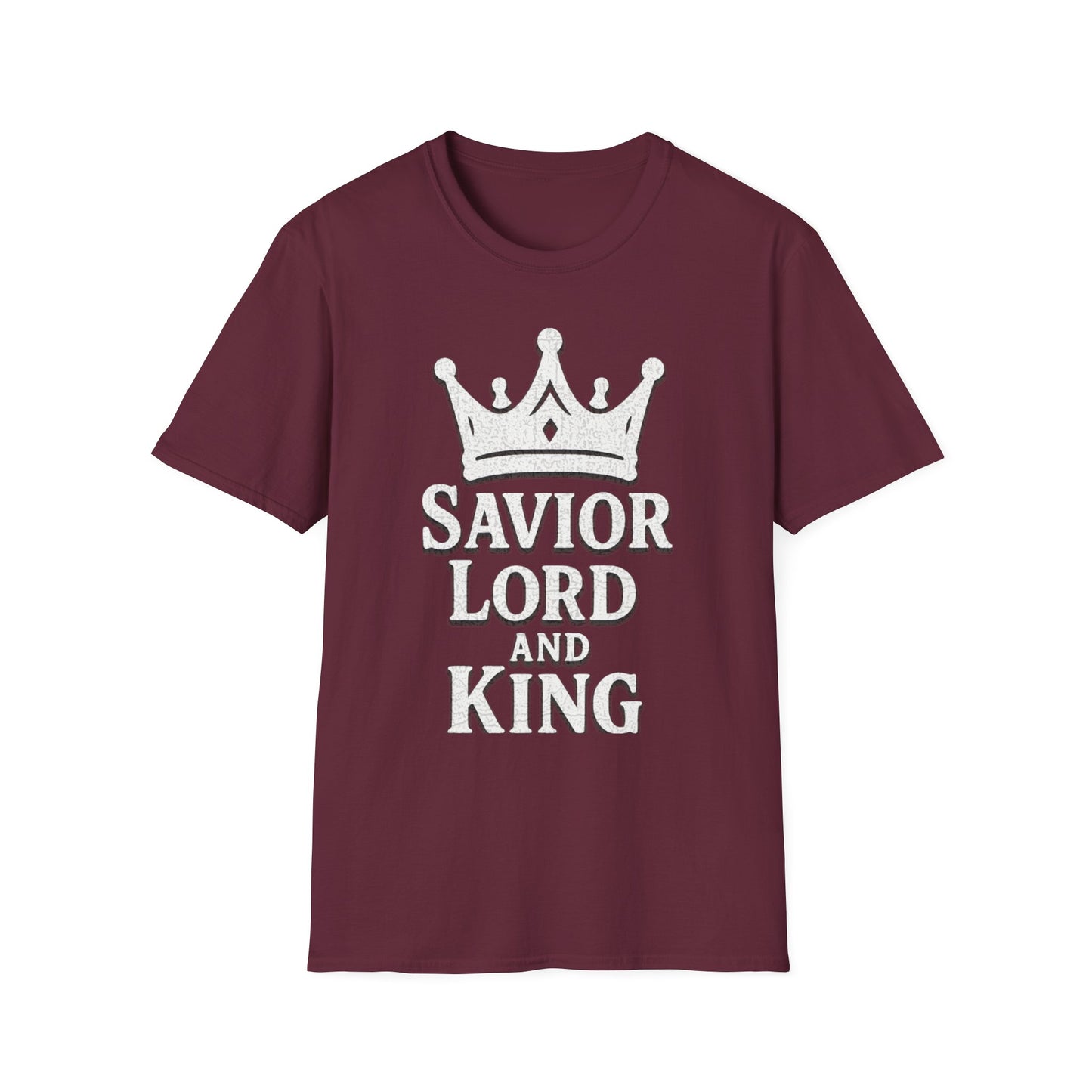 Savior Lord and King Unisex Softstyle Christian T-Shirt