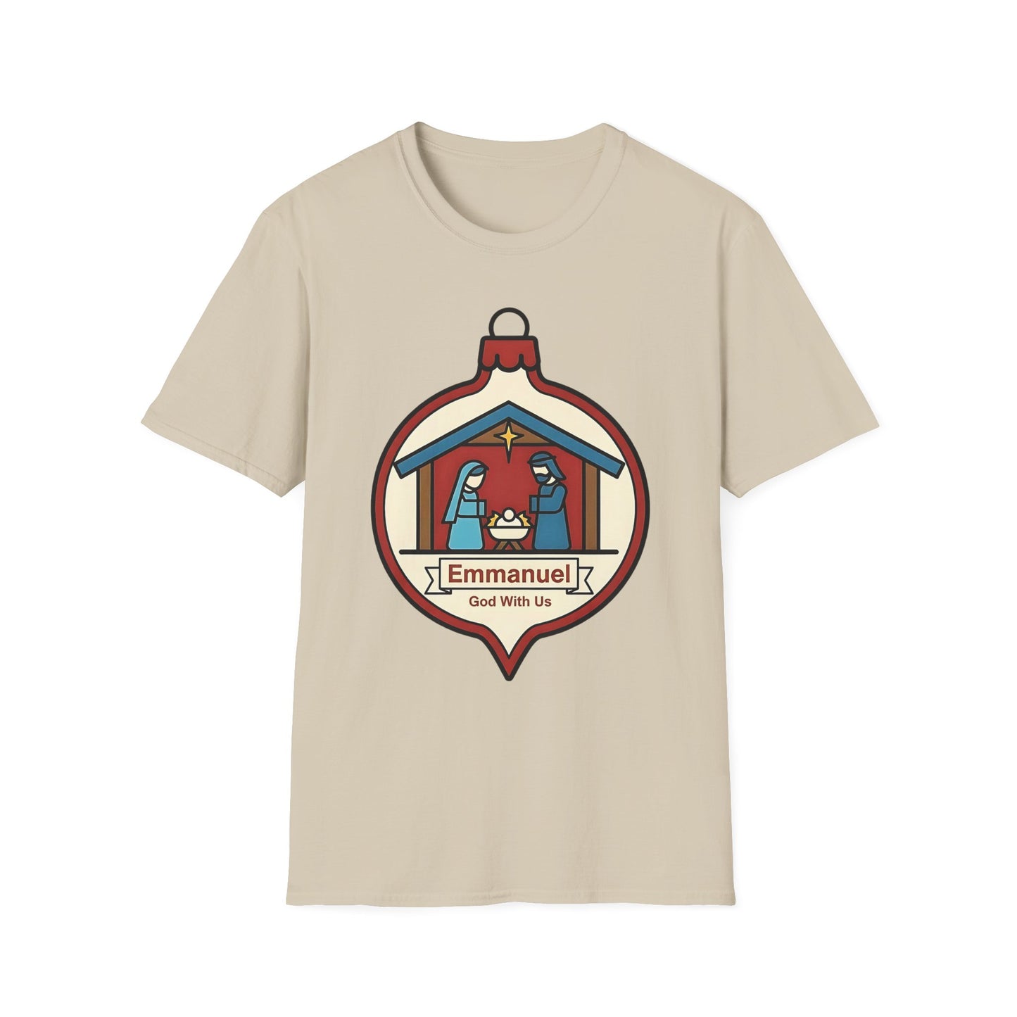 Emmanuel God With Us Christmas T-Shirt