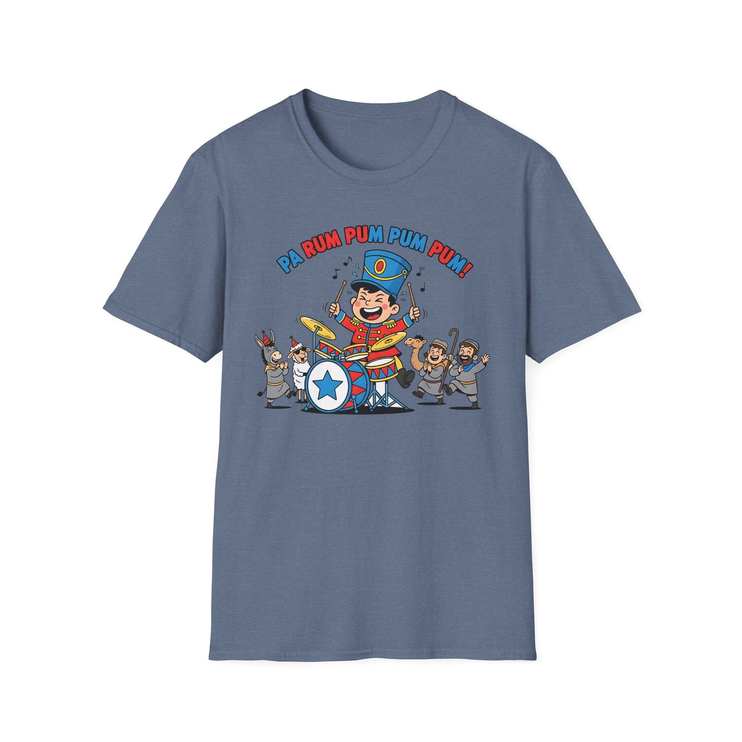Funny Little Drummer Boy Christmas T-Shirt Pa Rum Pum Pum Pum!