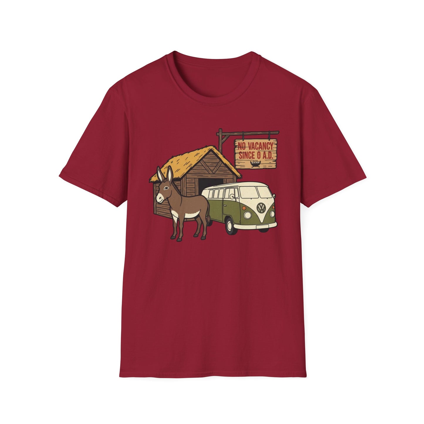 No Vacancy Since 0 AD Humorous Christmas Conversation Starter T-Shirt