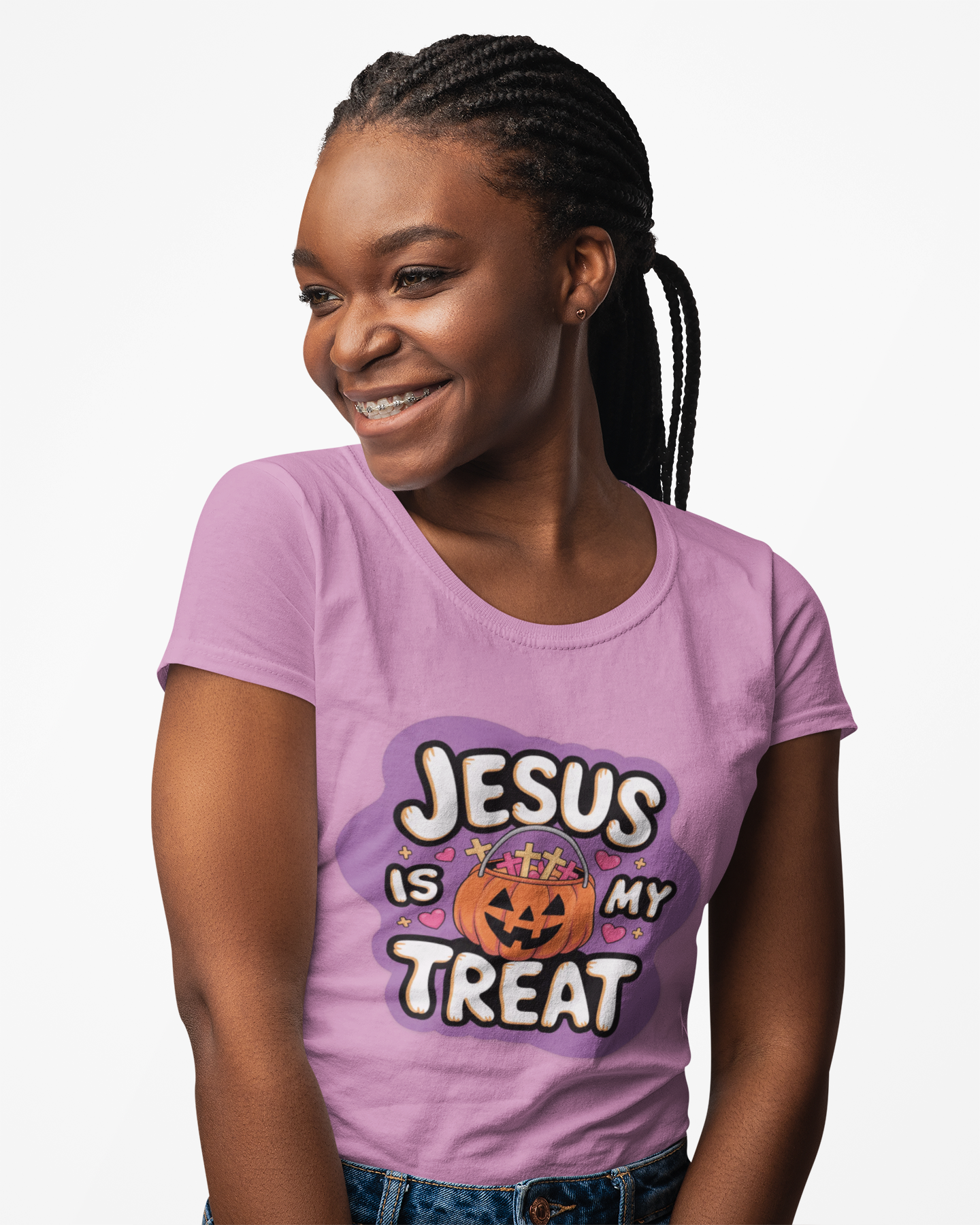 Jesus is My Treat Unisex Softstyle Halloween T-Shirt