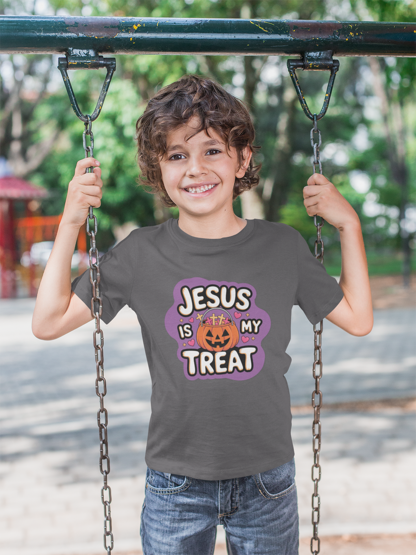 Jesus is My Treat Unisex Softstyle Halloween T-Shirt