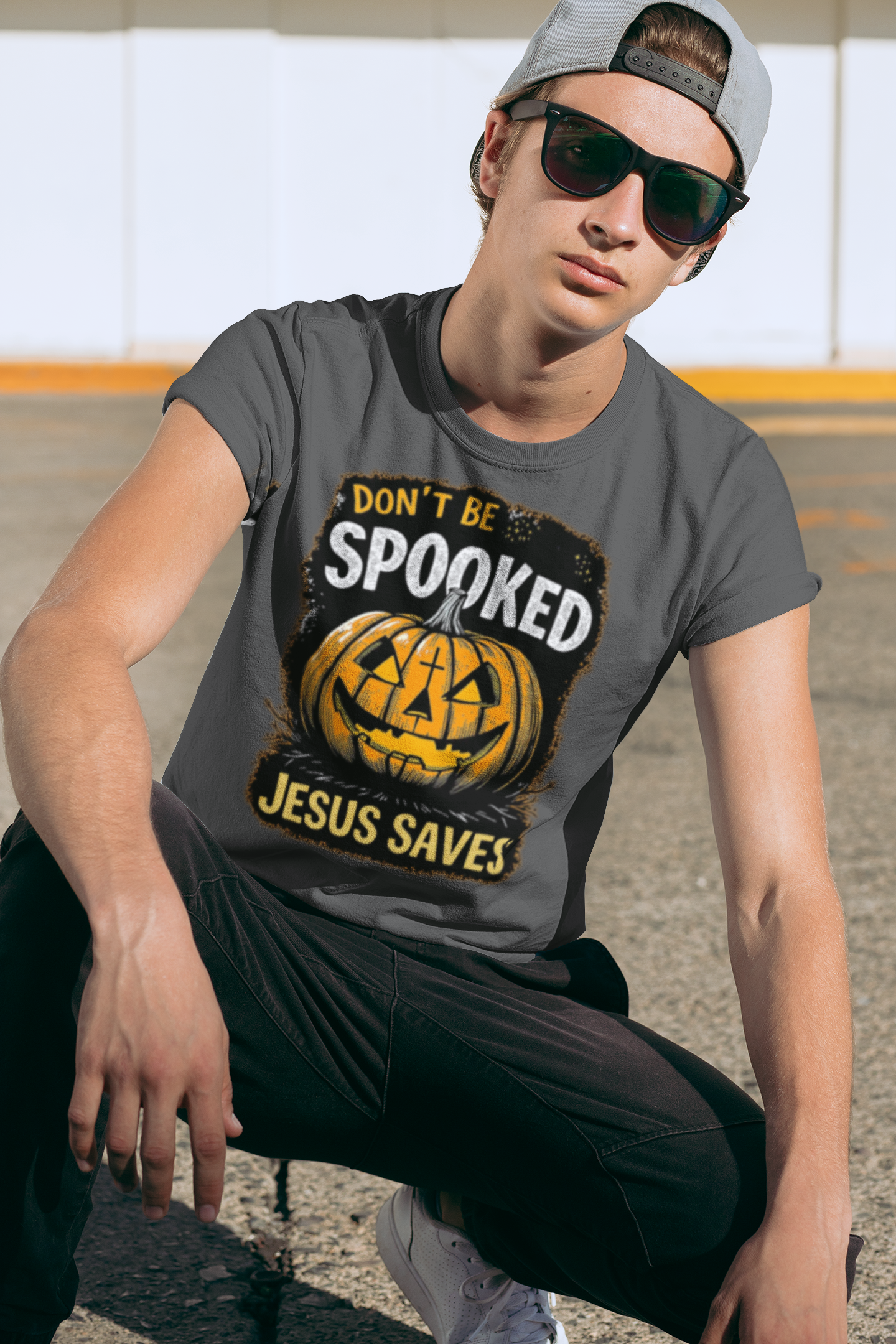 Don't Be Spooked Jesus Saves Halloween Christian T-Shirt