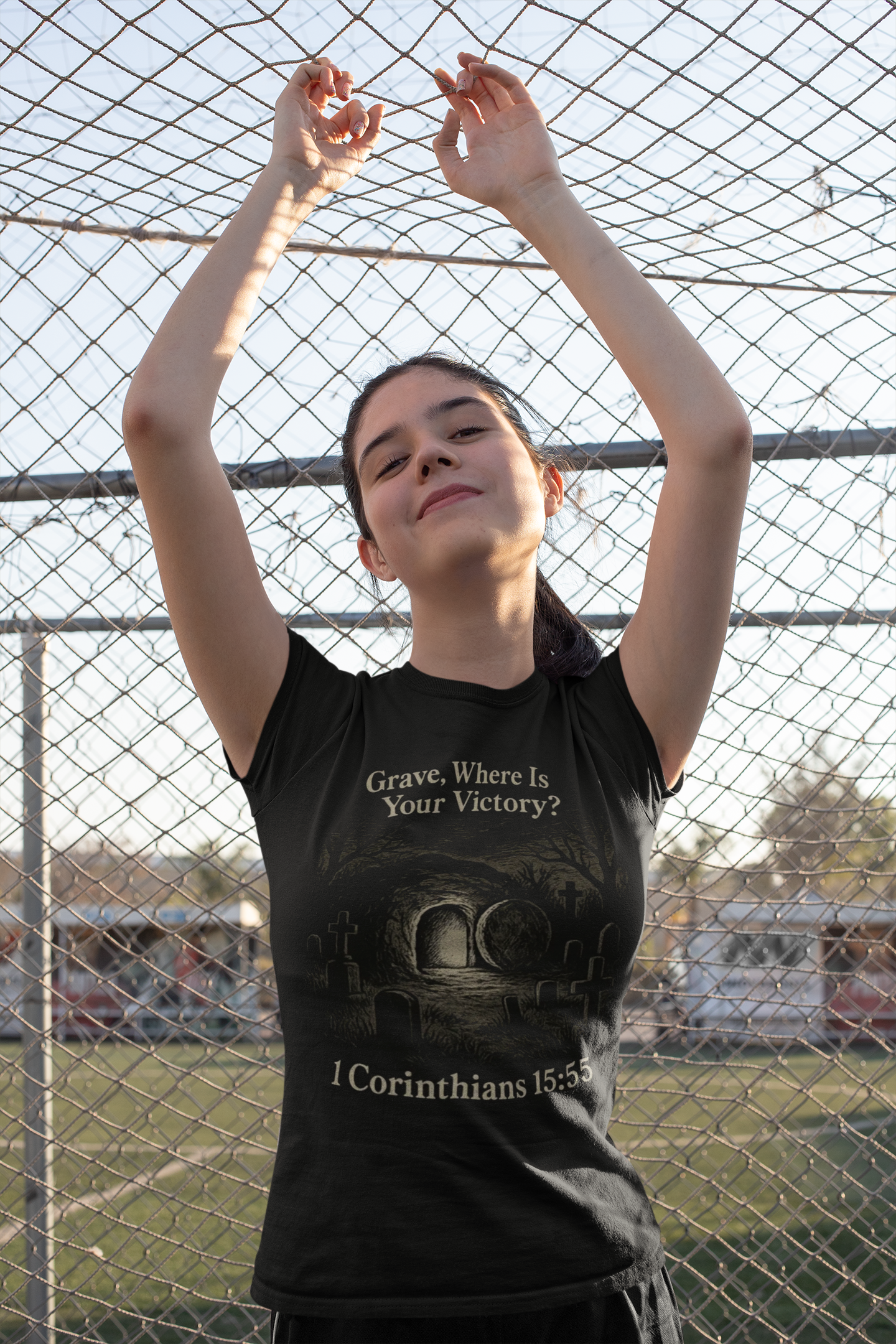 Grave Where Is Your Victory? Unisex Softstyle Inspirational Tee