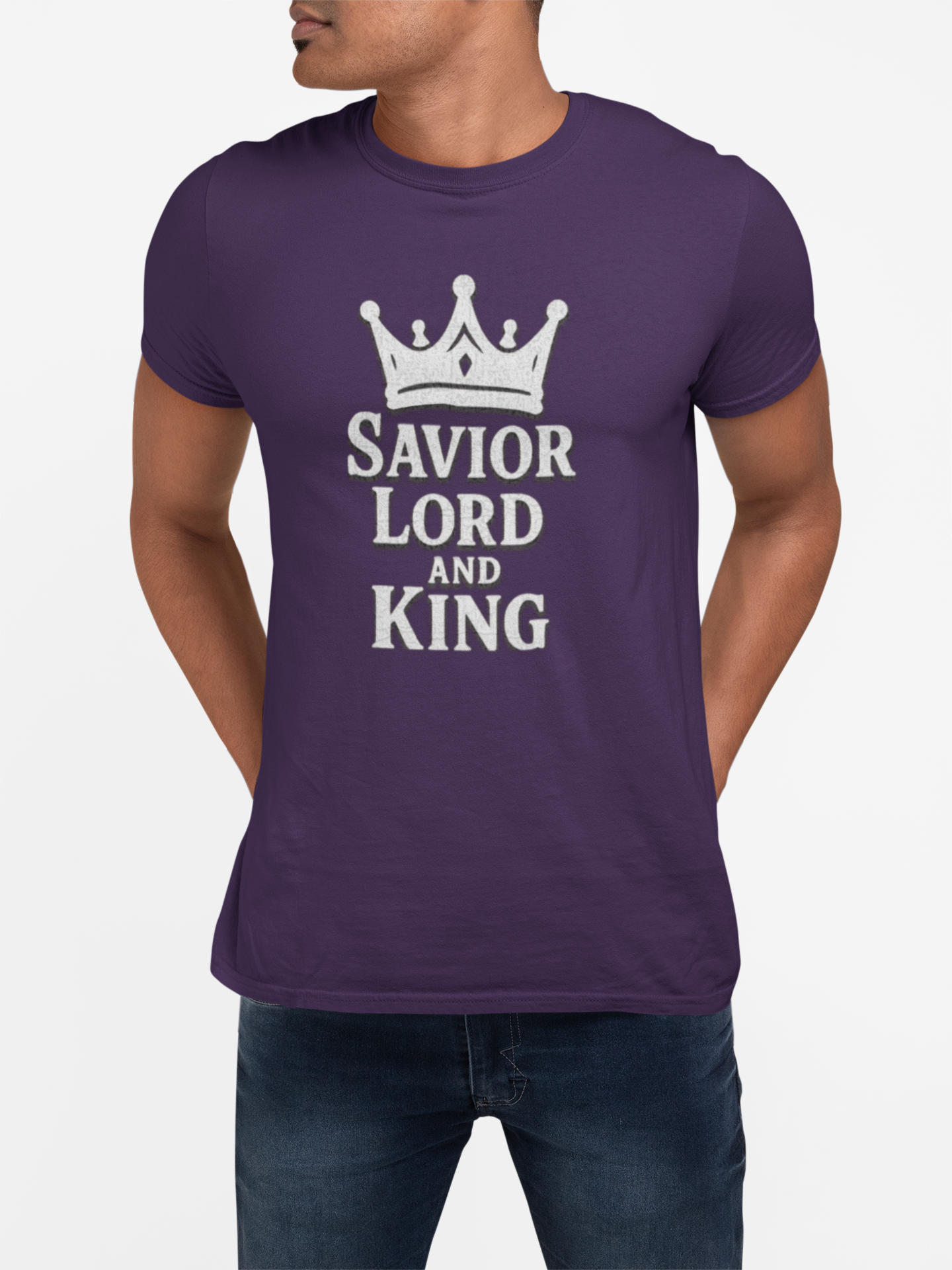 Savior Lord and King Unisex Softstyle Christian T-Shirt