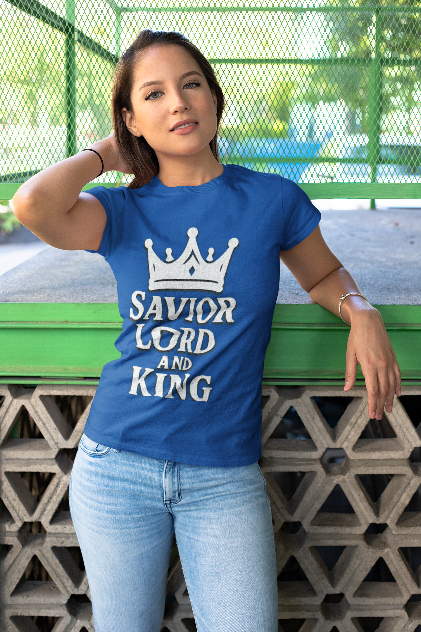 Savior Lord and King Unisex Softstyle Christian T-Shirt