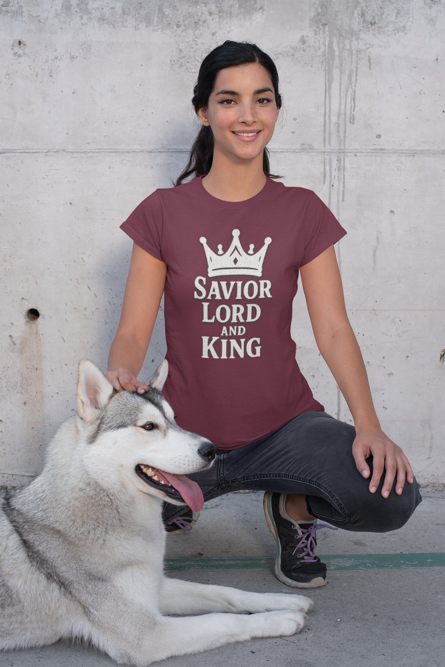 Savior Lord and King Unisex Softstyle Christian T-Shirt