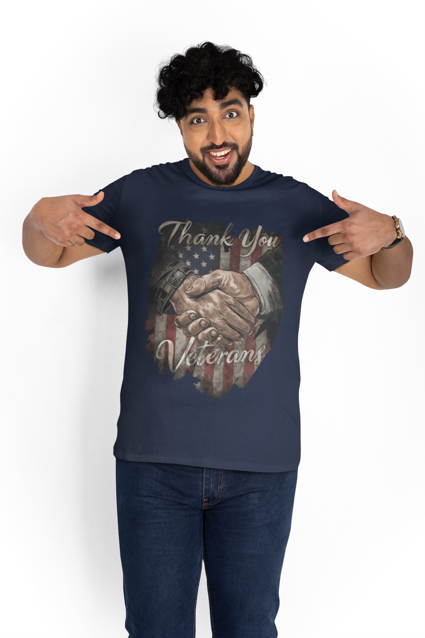 Thank You Veterans Unisex Softstyle Patriotic T-Shirt