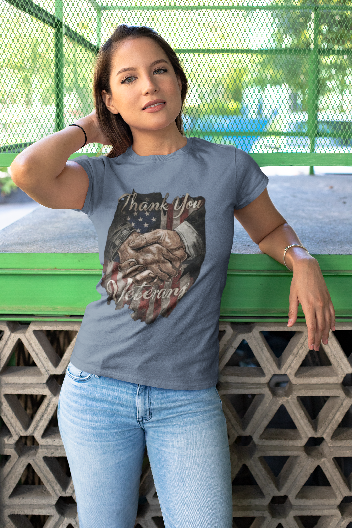 Thank You Veterans Unisex Softstyle Patriotic T-Shirt
