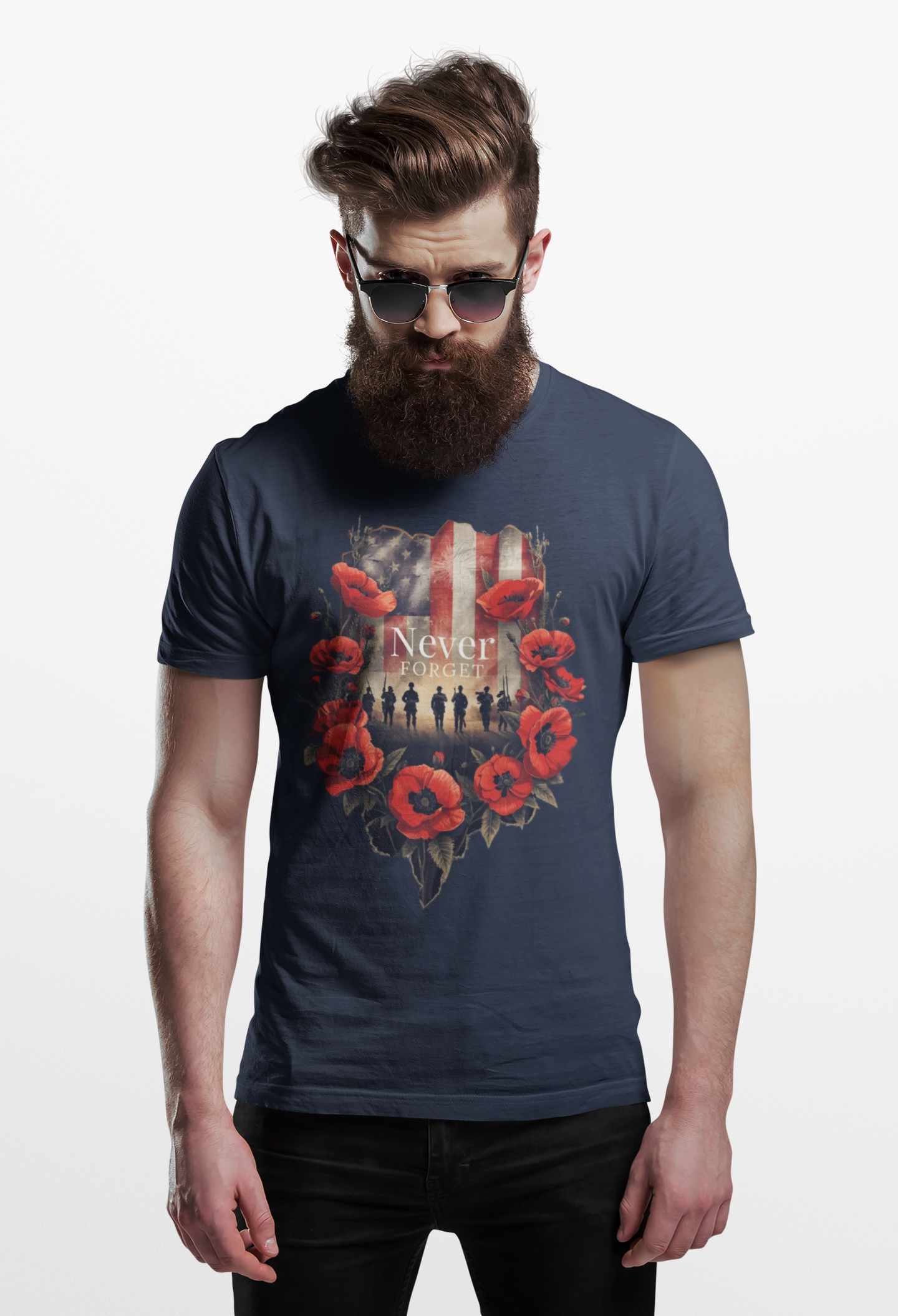 Never Forget - Memorial Day Tribute Remembrance T-Shirt