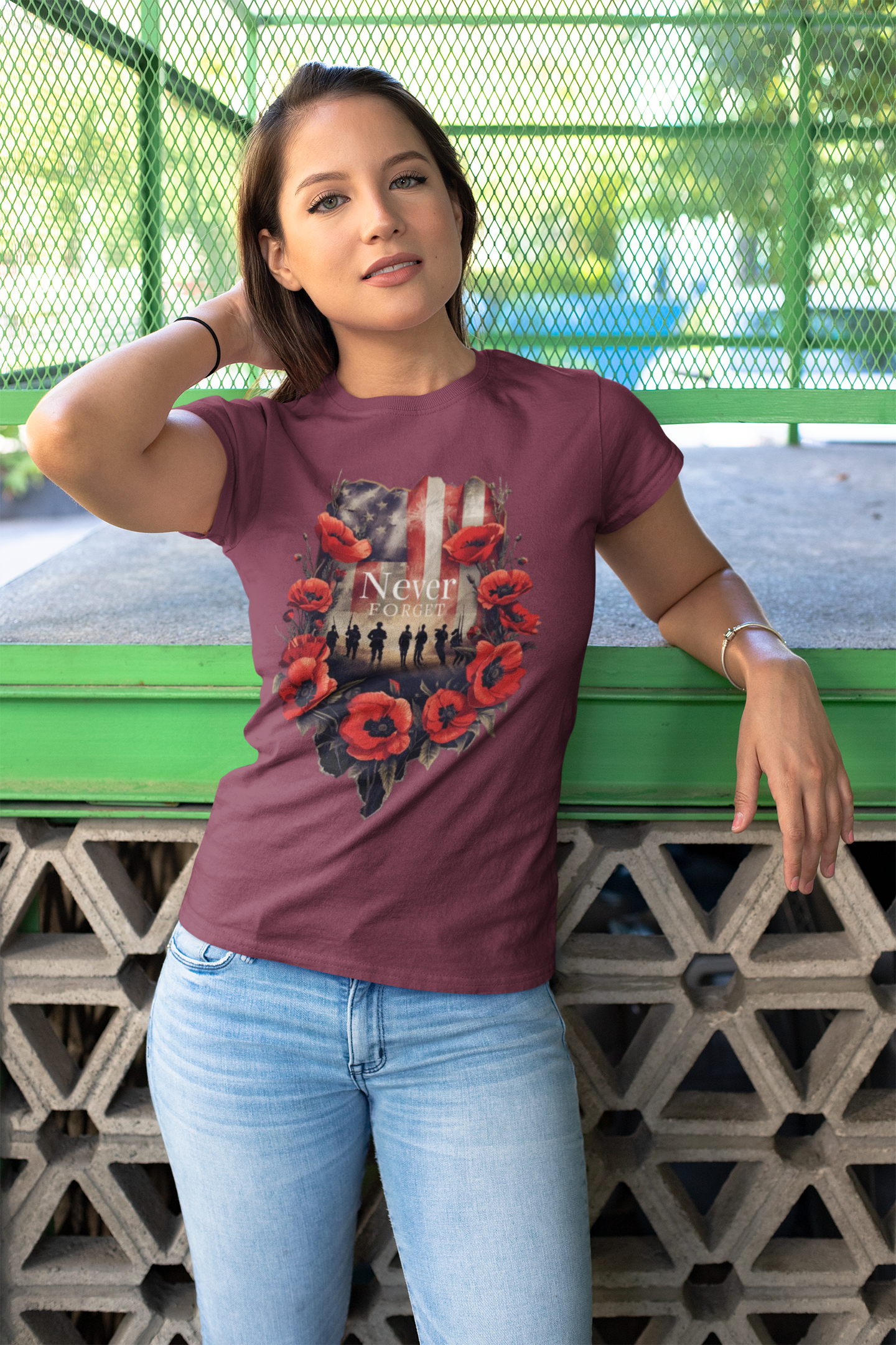 Never Forget - Memorial Day Tribute Remembrance T-Shirt