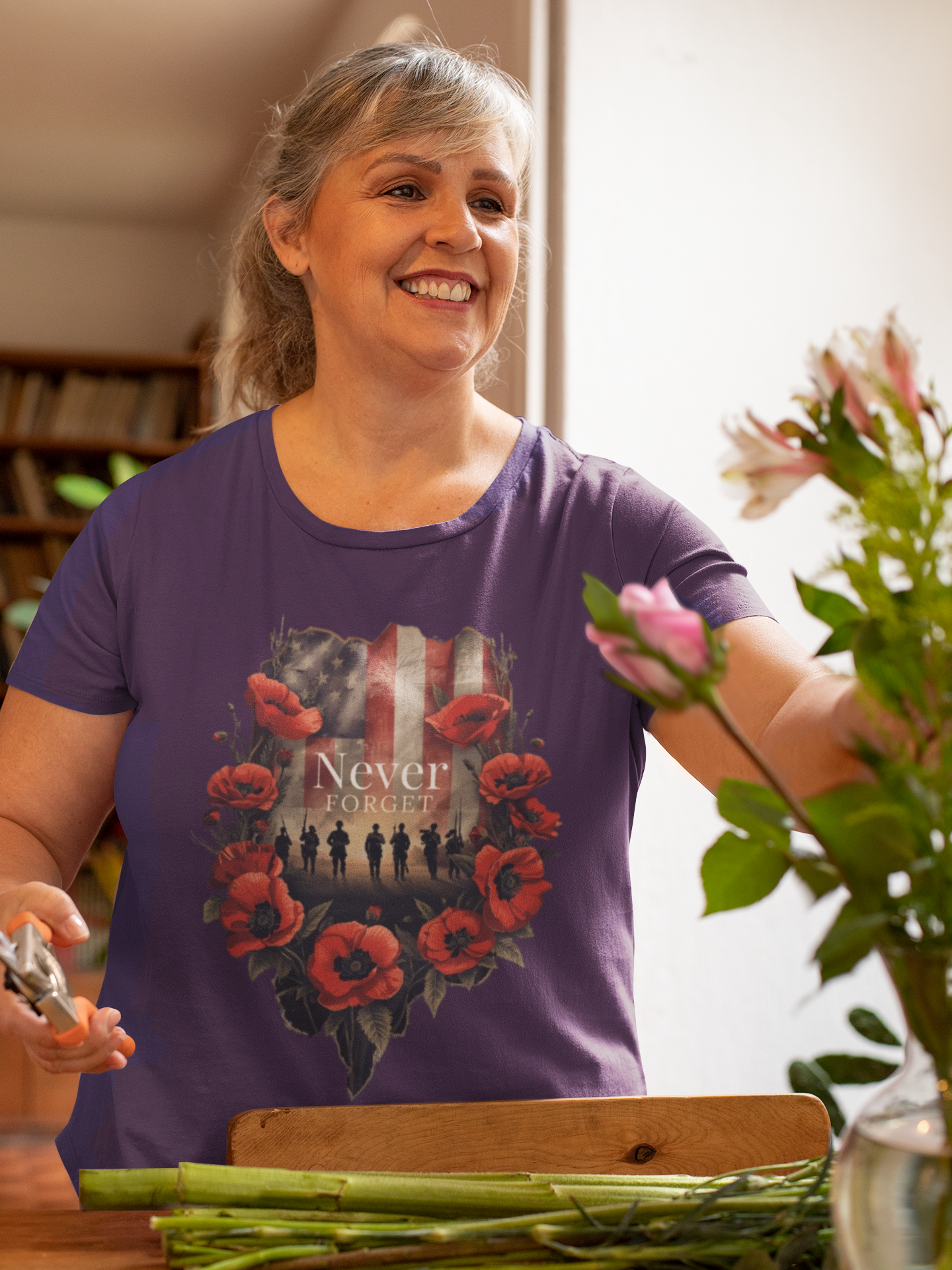 Never Forget - Memorial Day Tribute Remembrance T-Shirt