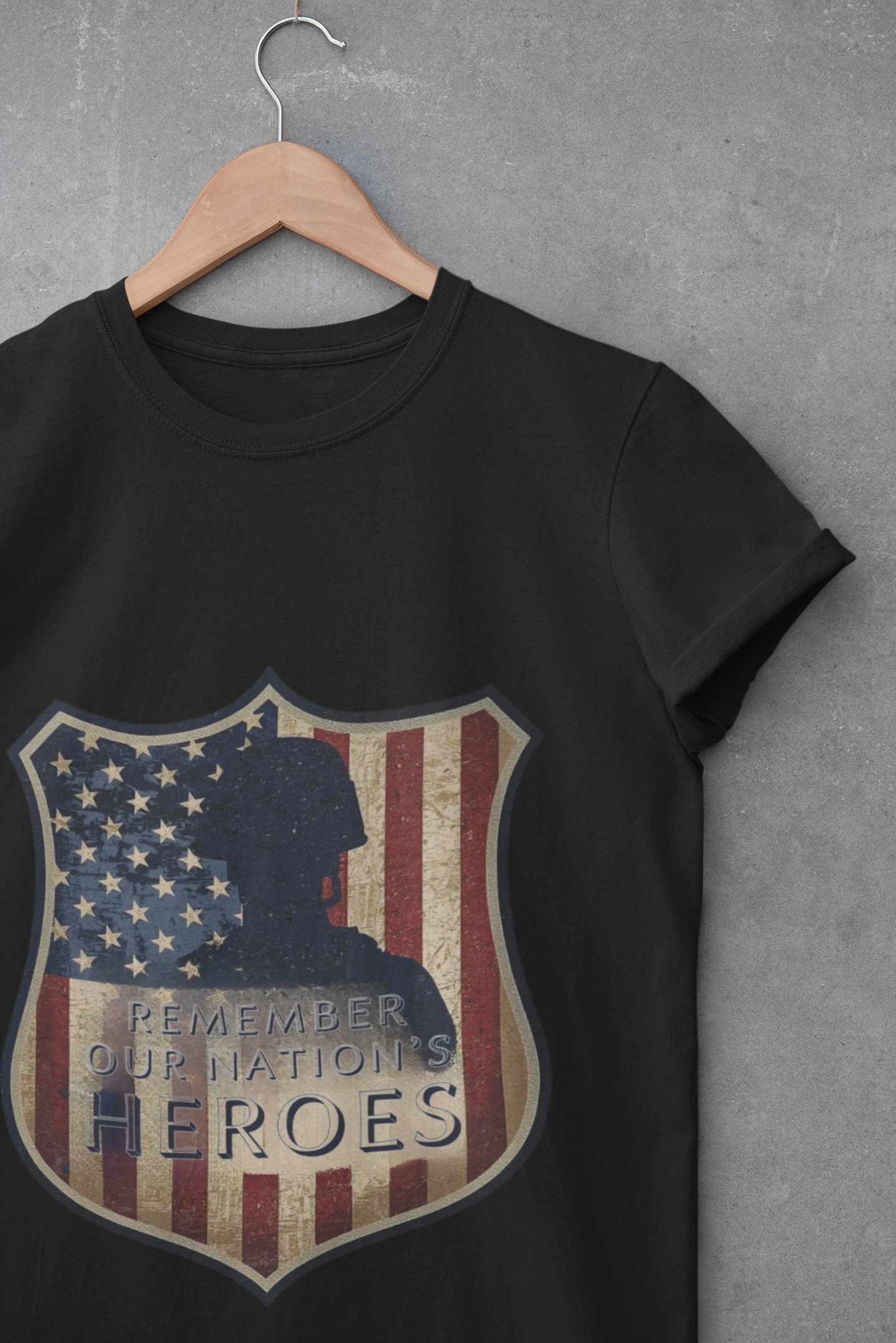 Remember Our Nation's Heroes Unisex Softstyle Patriotic T-Shirt