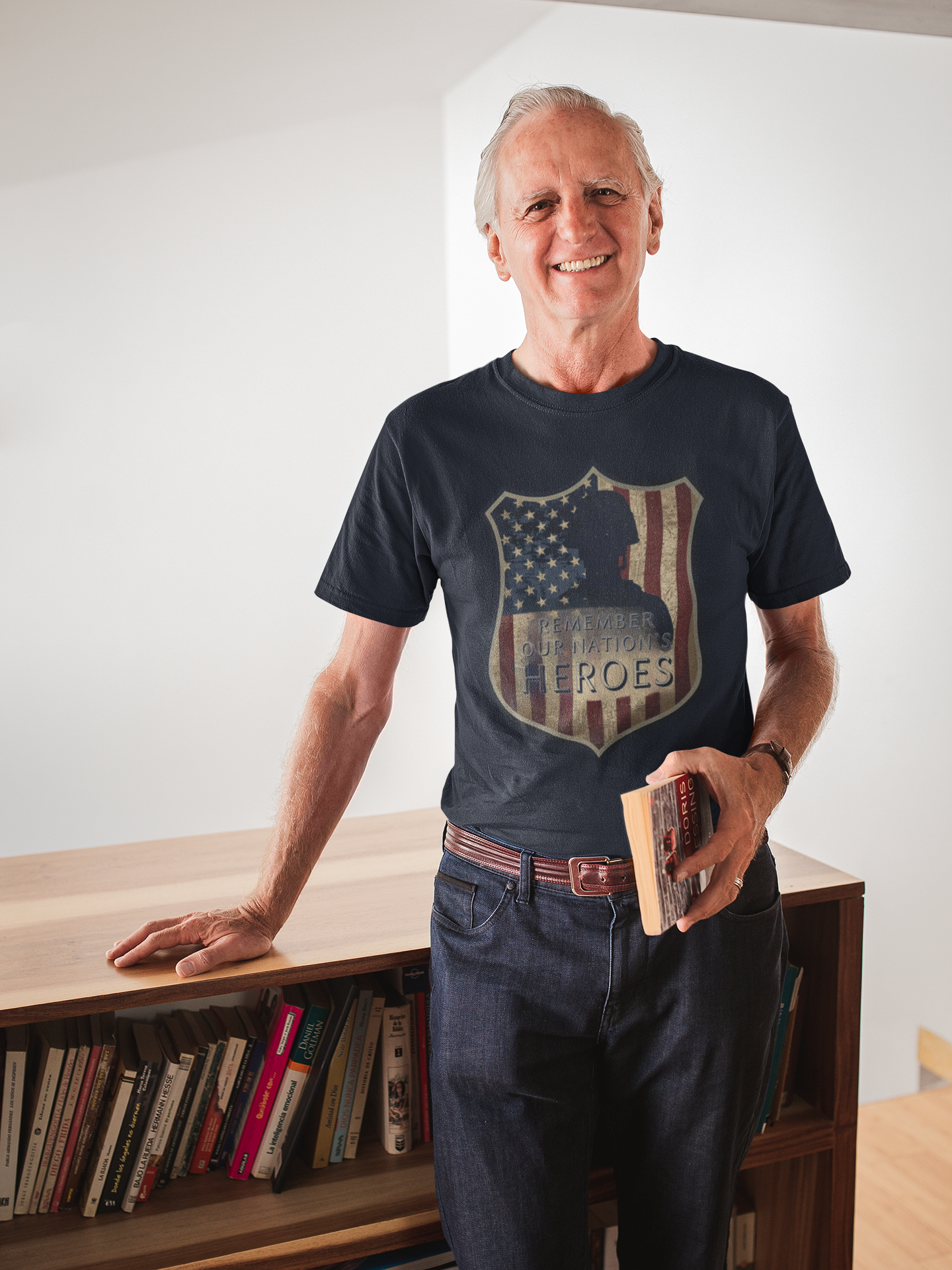 Remember Our Nation's Heroes Unisex Softstyle Patriotic T-Shirt