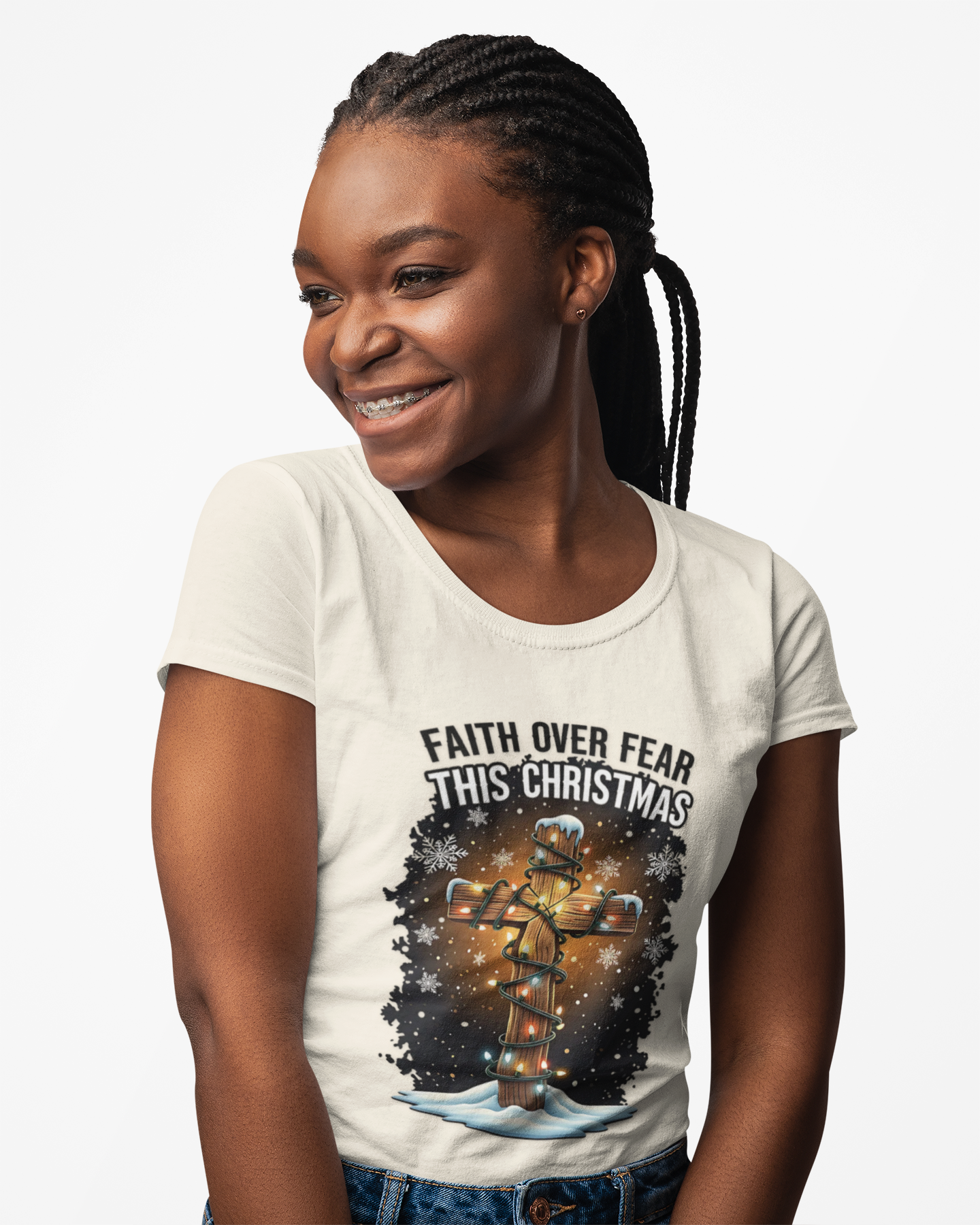 Faith Over Fear This Christmas T-Shirt