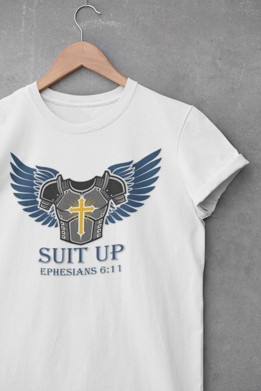 Suit Up Christian Graphic T-Shirt Ephesians 6:11