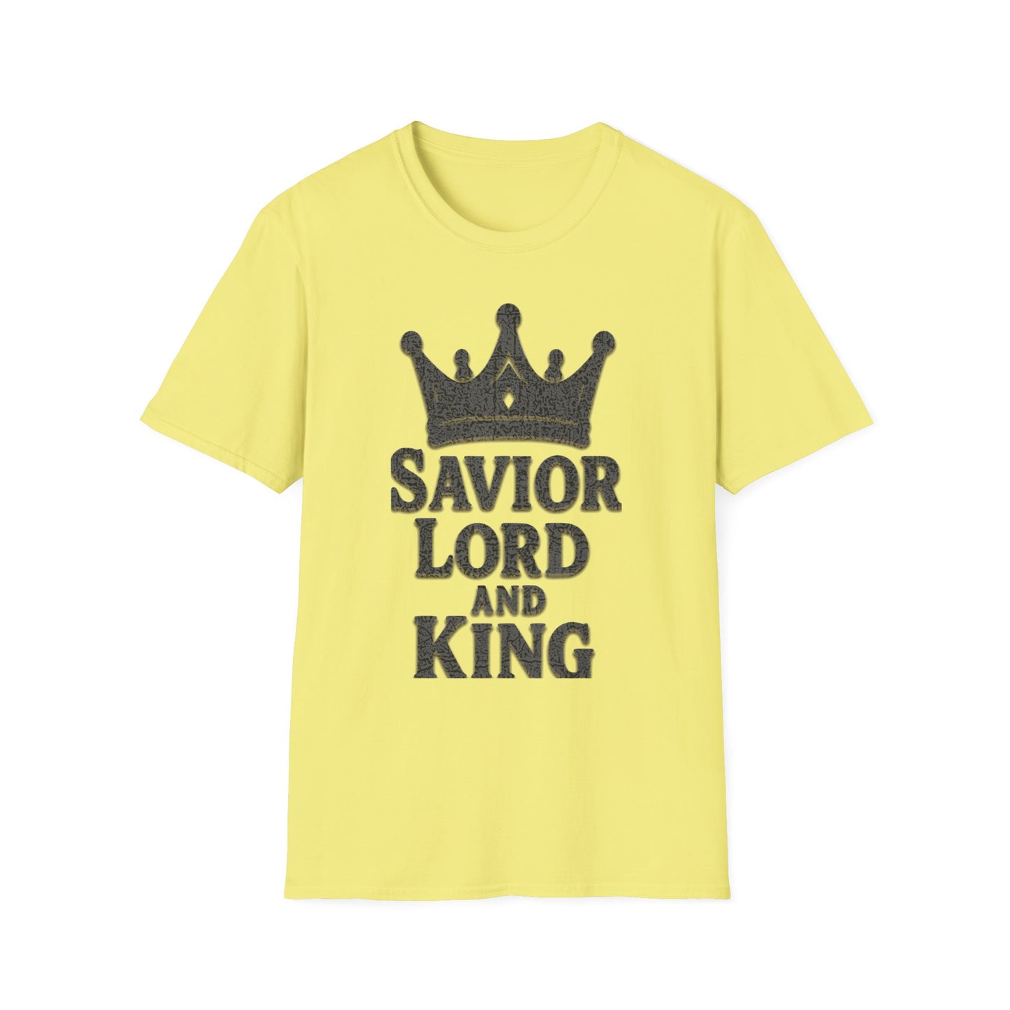 Savior Lord and King Unisex Softstyle Christian T-Shirt